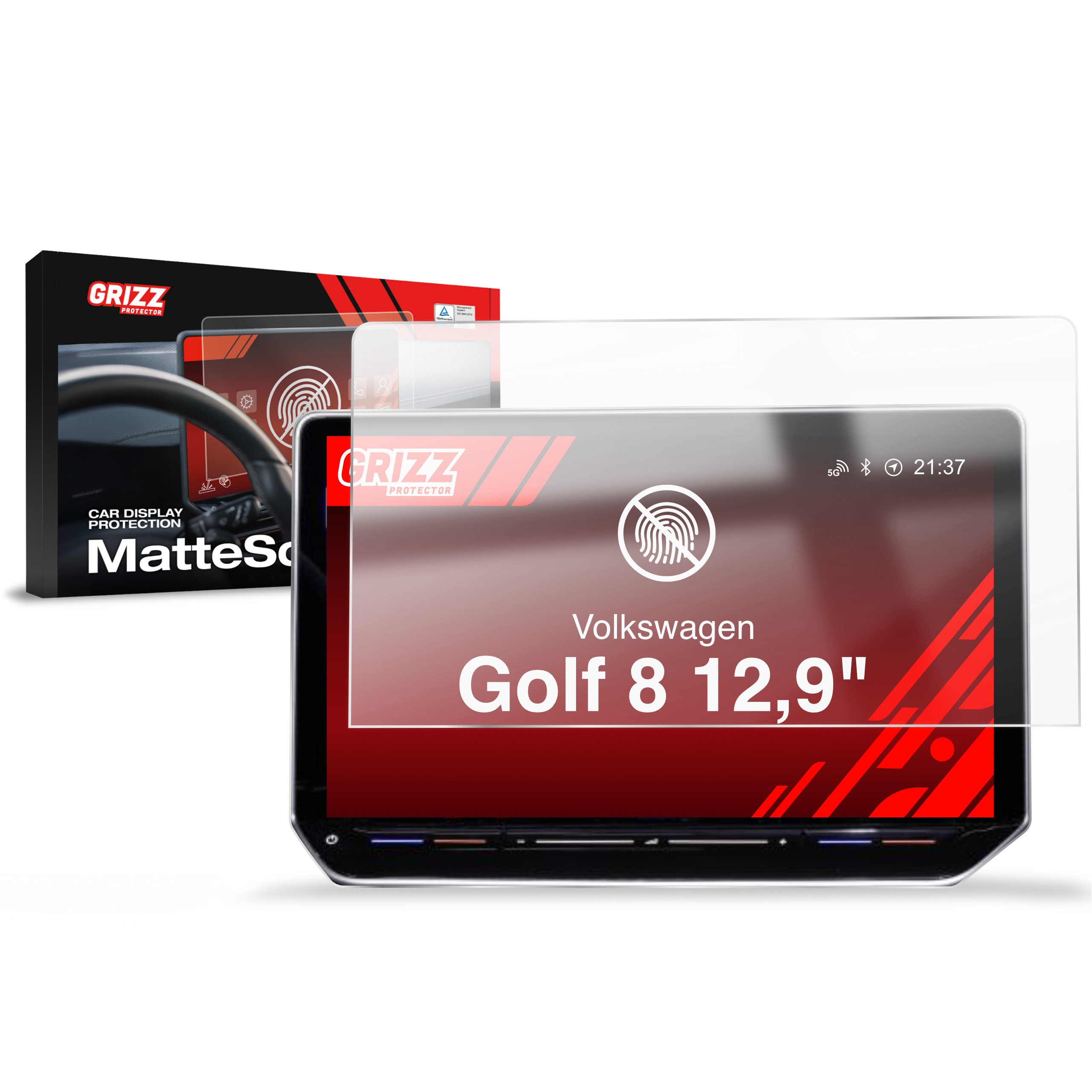 Folia matowa Grizz Protector do Volkswagen Golf 8 12,9