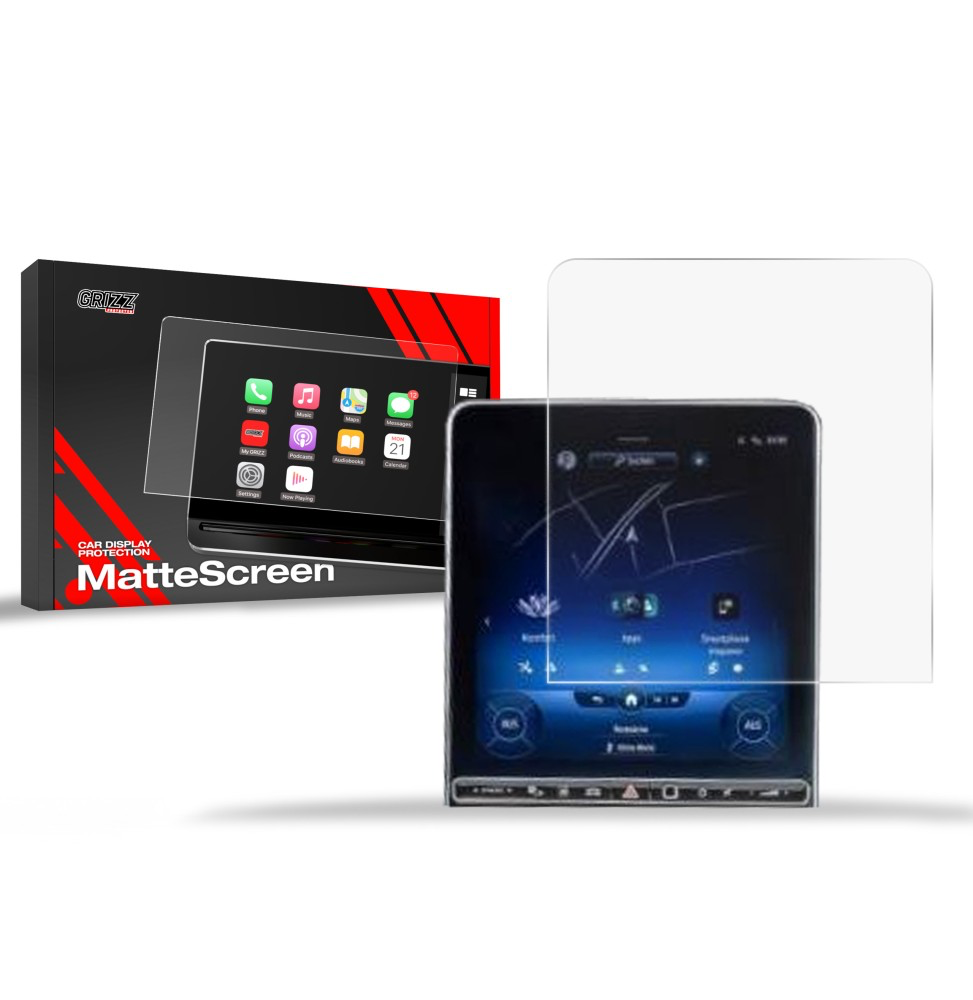 CarDisplay Protection Grizz Mattfolie für Mercedes EQE Widescreen (2022-2025)