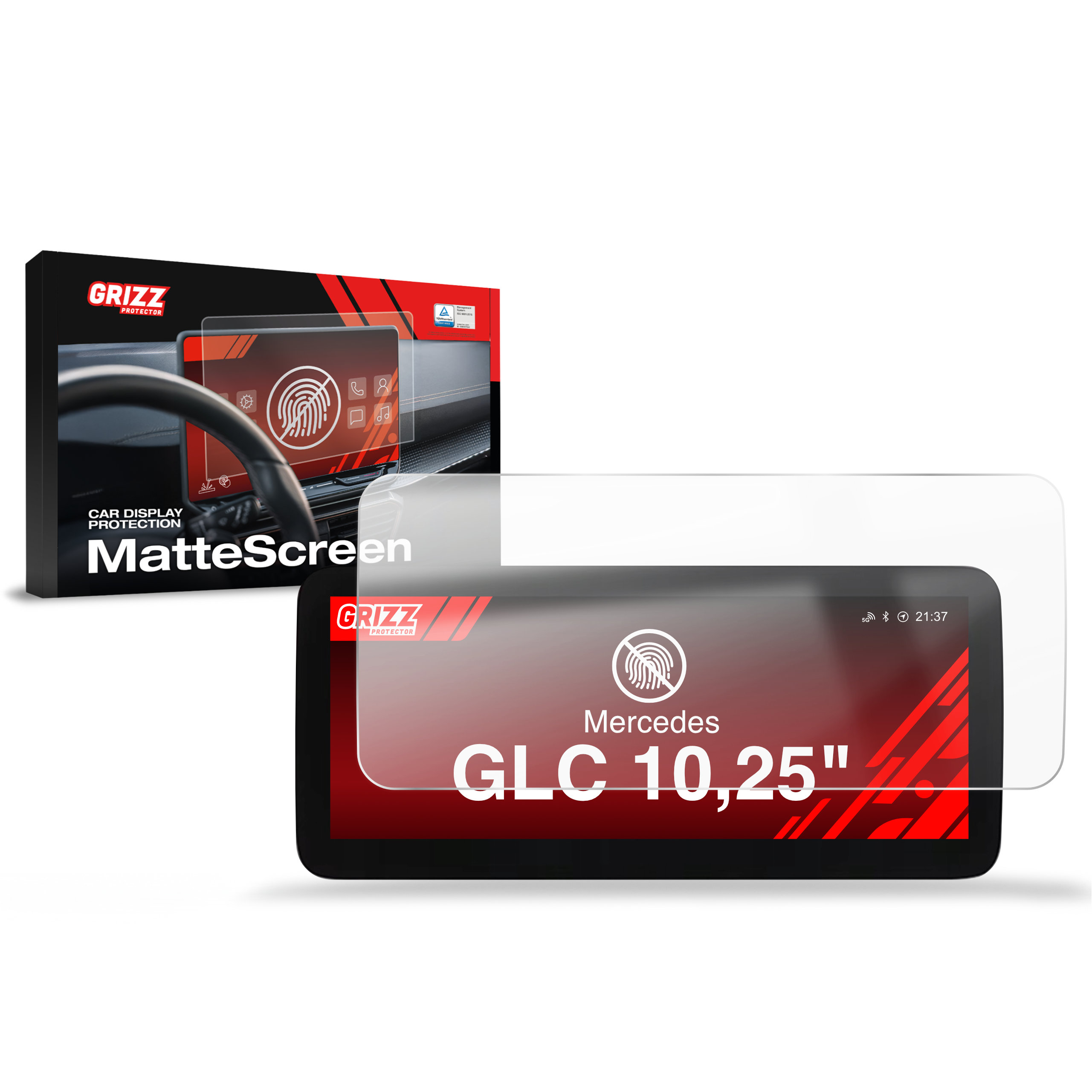 Folia matowa Grizz Protector do Mercedes GLC Android 10,25
