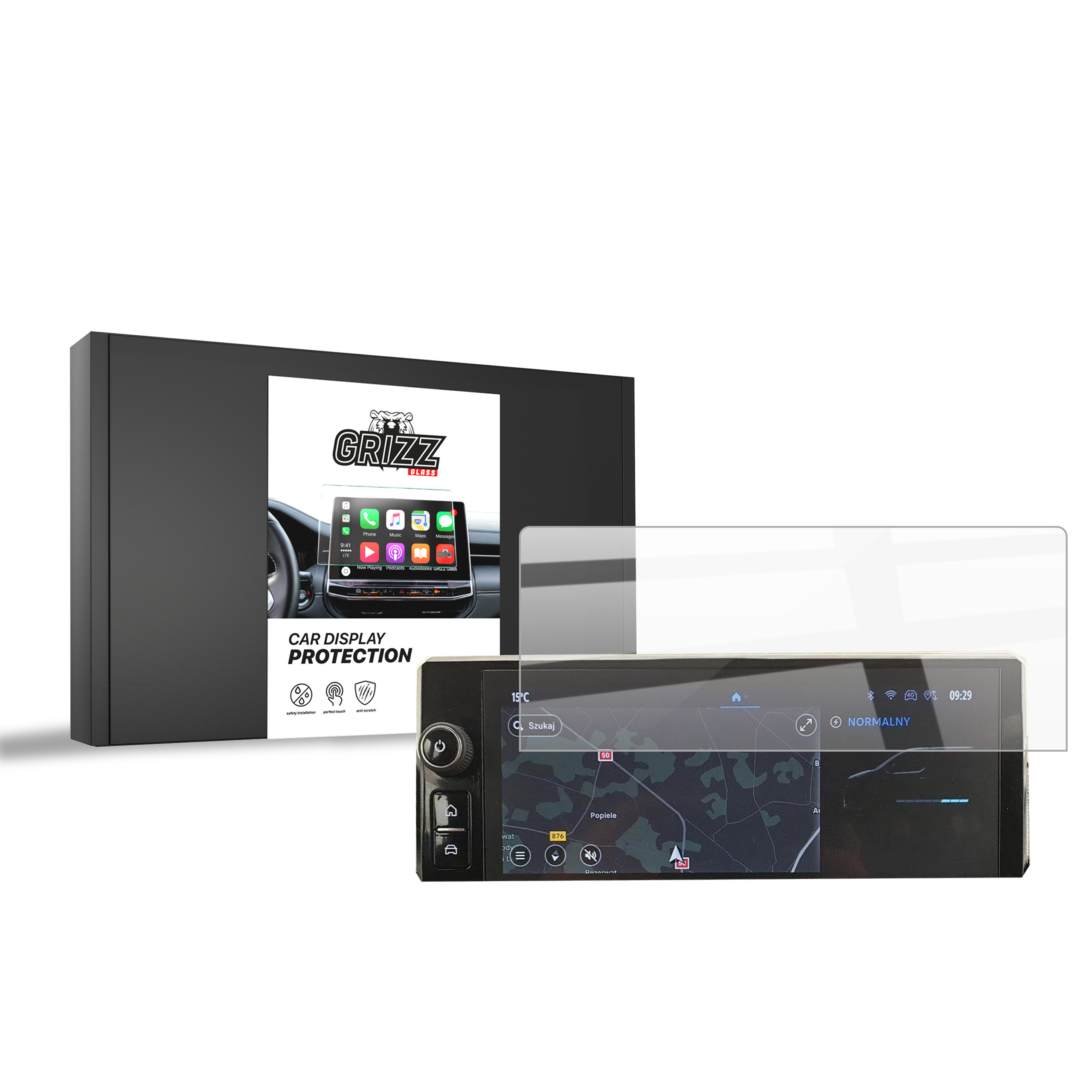 CarDisplay Protection Grizz Keramikfolie für Toyota Proace 10