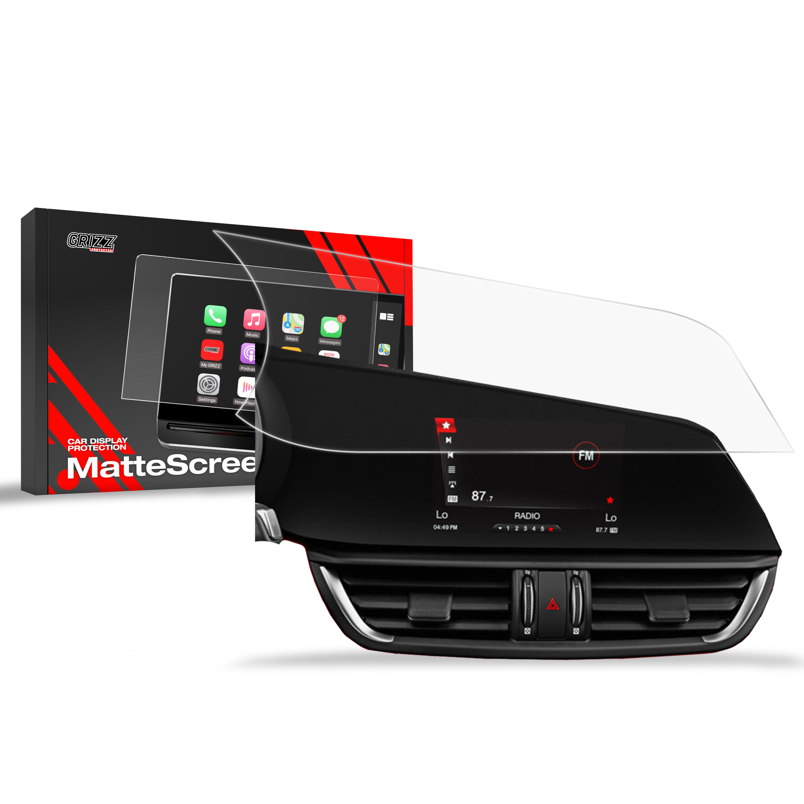 CarDisplay Protection Grizz Mattfolie für Alfa Romeo Giulia 8,8