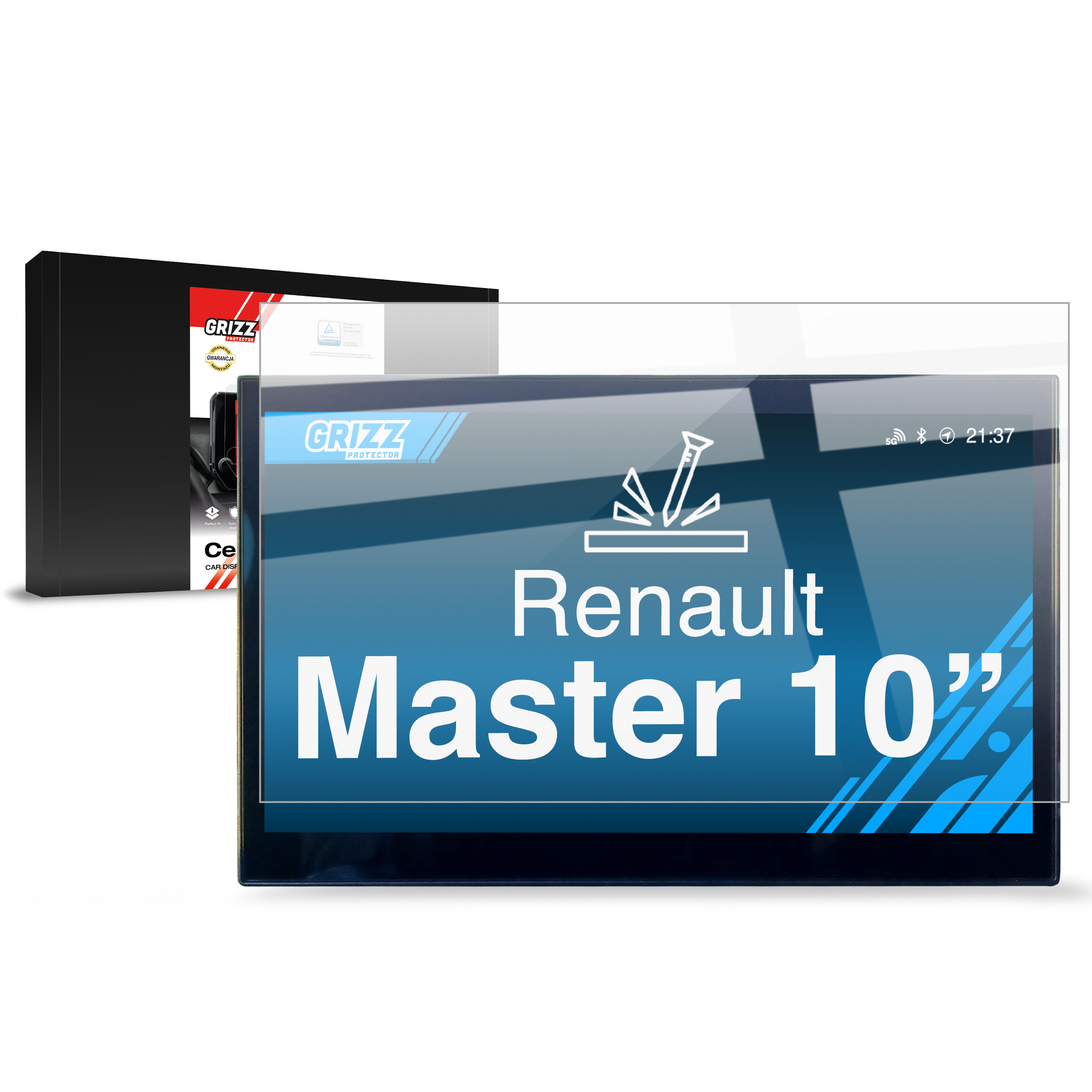 CarDisplay Protection Grizz Keramikfolie für Renault Master 10