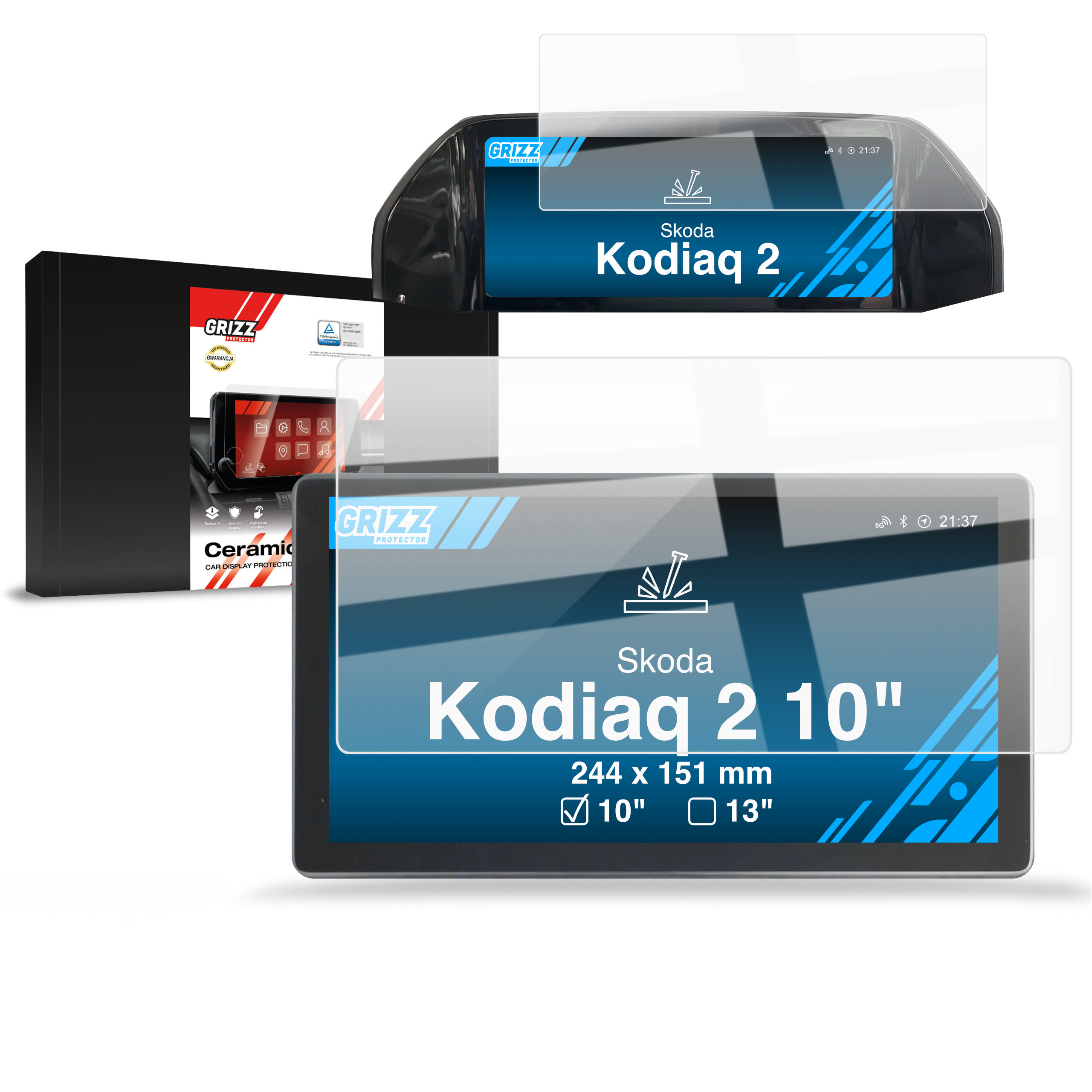 Folia ceramiczna Grizz Protector do Skoda Kodiaq 2 10 (2024-2025)