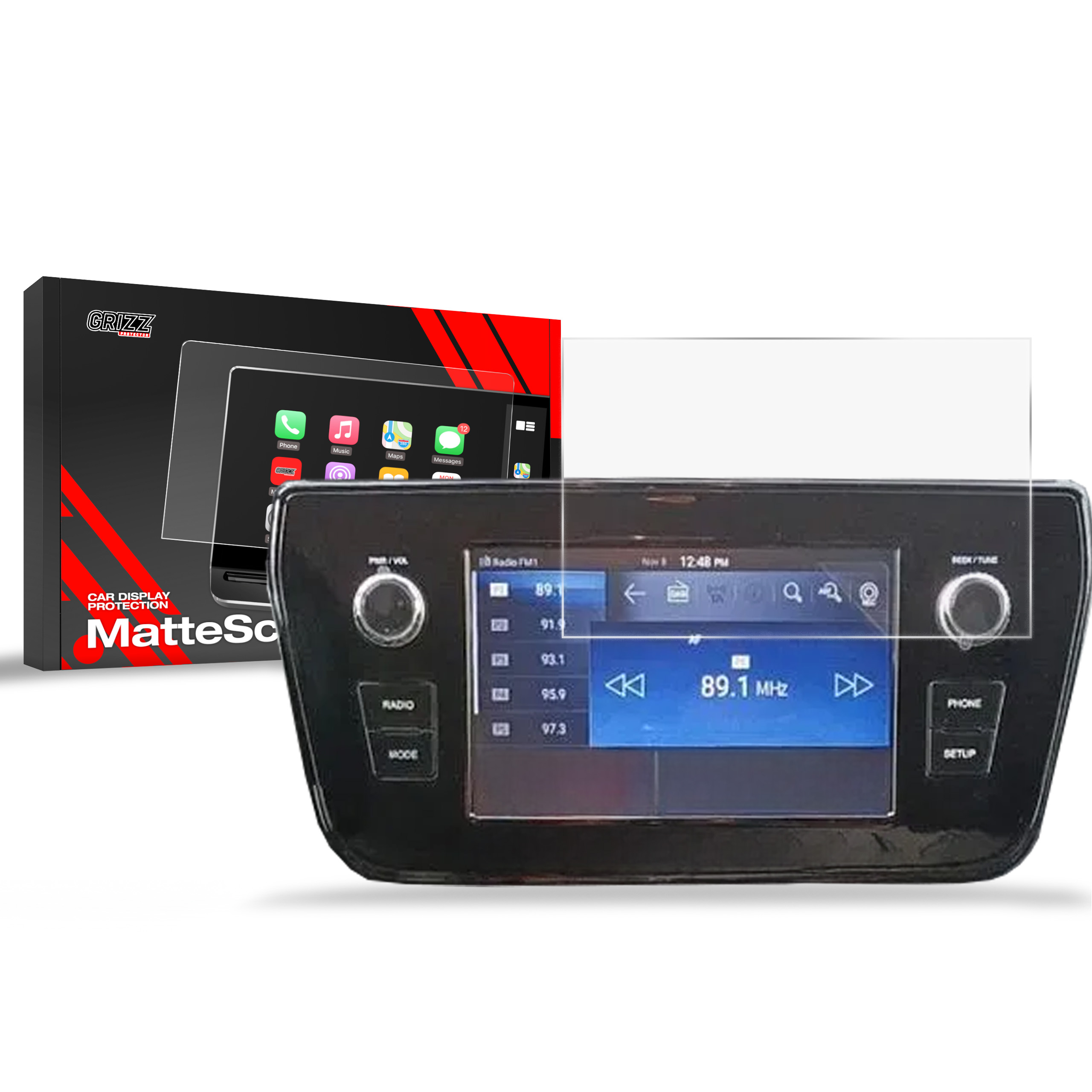 CarDisplay Protection Grizz Mattfolie für SsangYong Tivoli 8