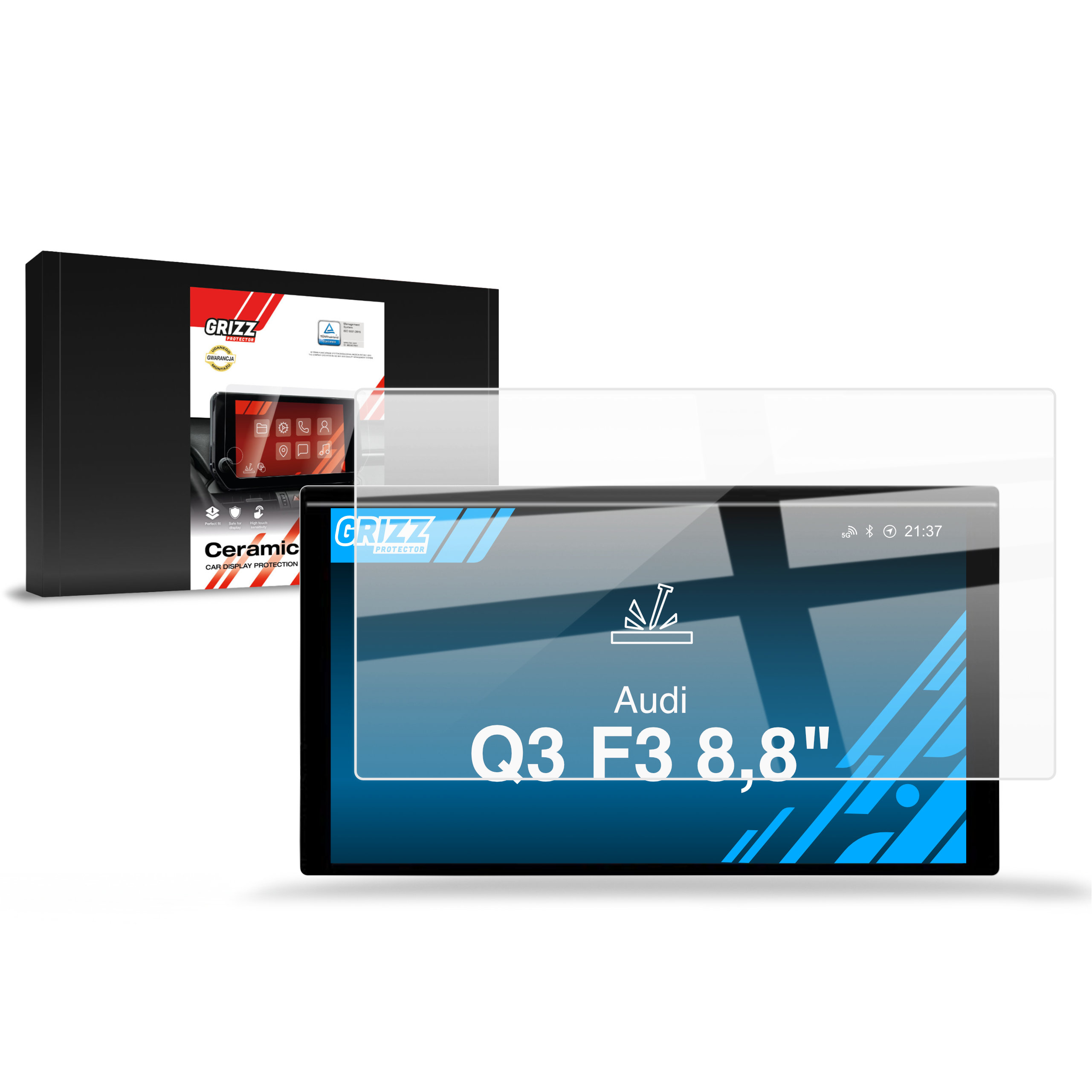 Folia ceramiczna Grizz Protector do Audi Q3 F3 8,8 (2018-2025)