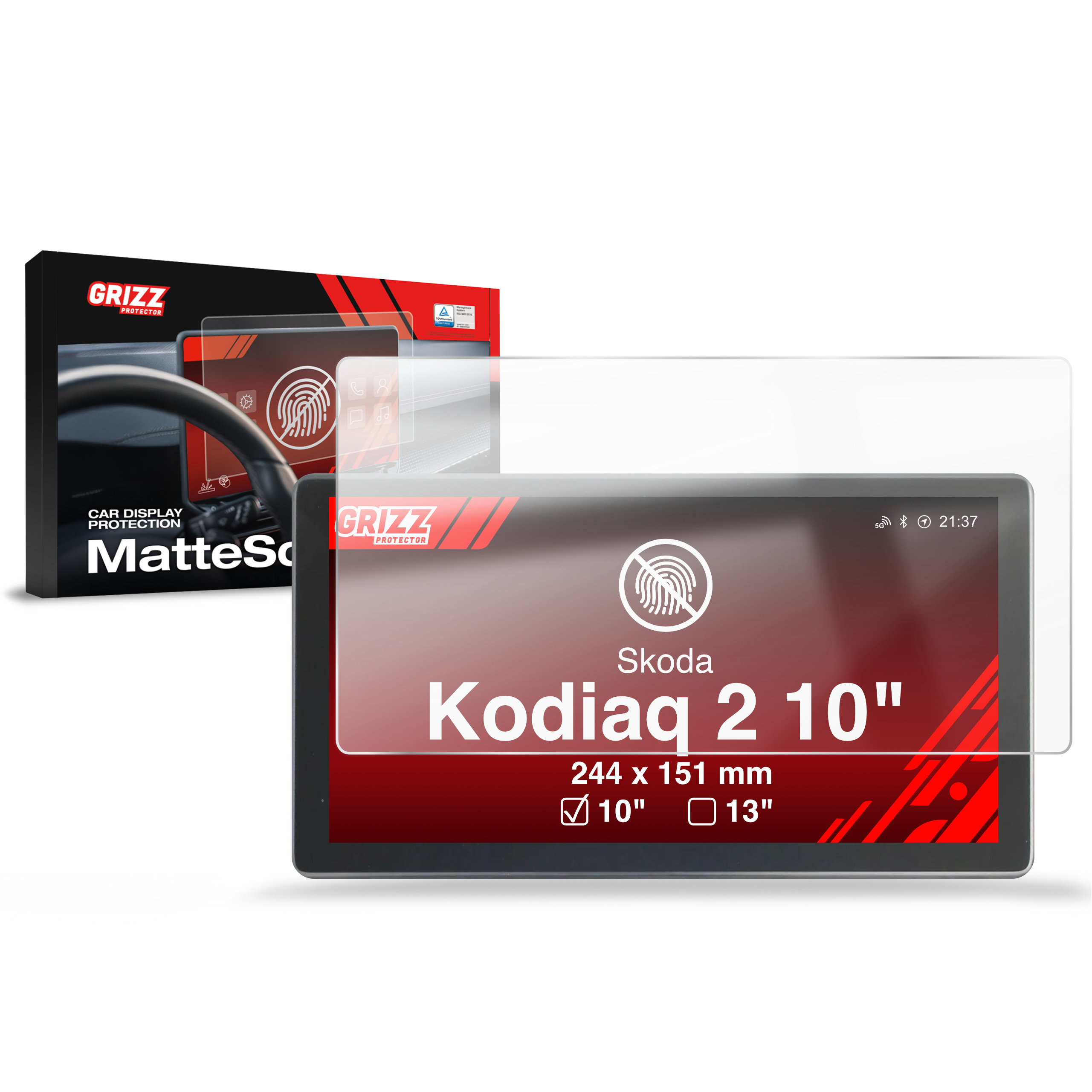 Folia matowa Grizz Protector do Skoda Kodiaq 2 10