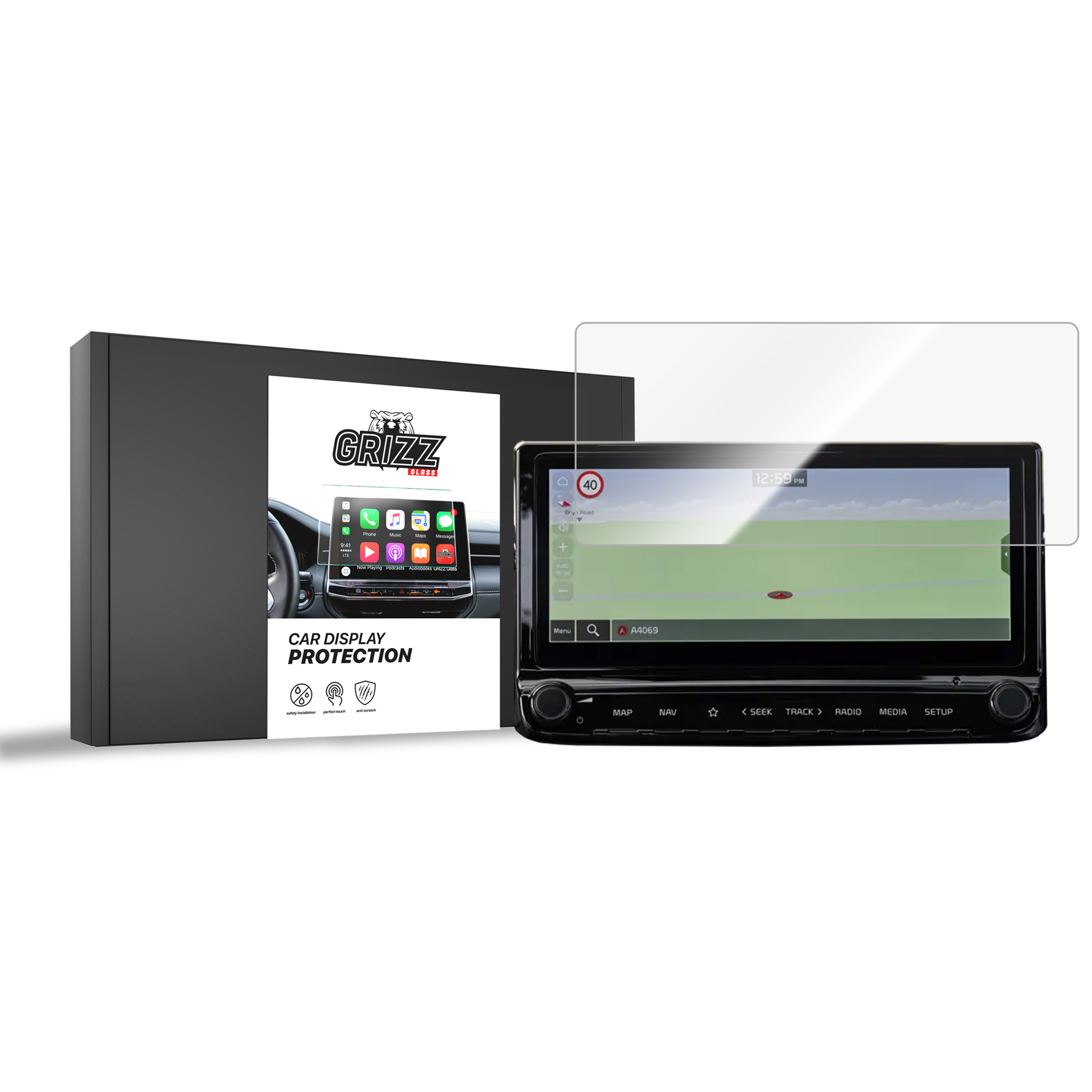 CarDisplay Protection Grizz Keramikfolie für Kia XCeed (2024-2025)