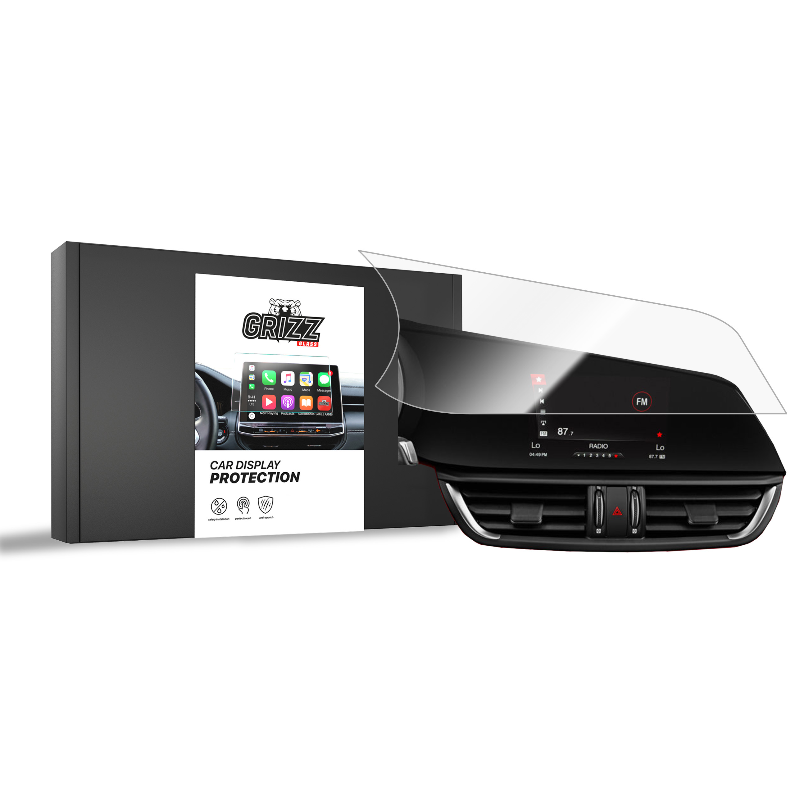 CarDisplay Protection Grizz Keramikfolie für Alfa Romeo Giulia 8,8