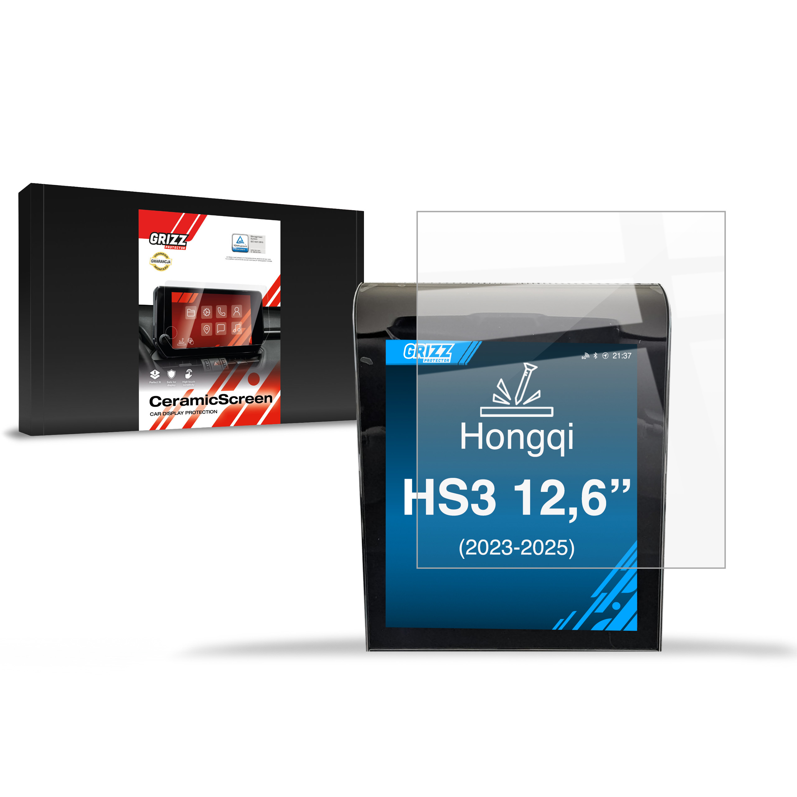 Folia ceramiczna Grizz Protector do Hongqi HS3 12,6