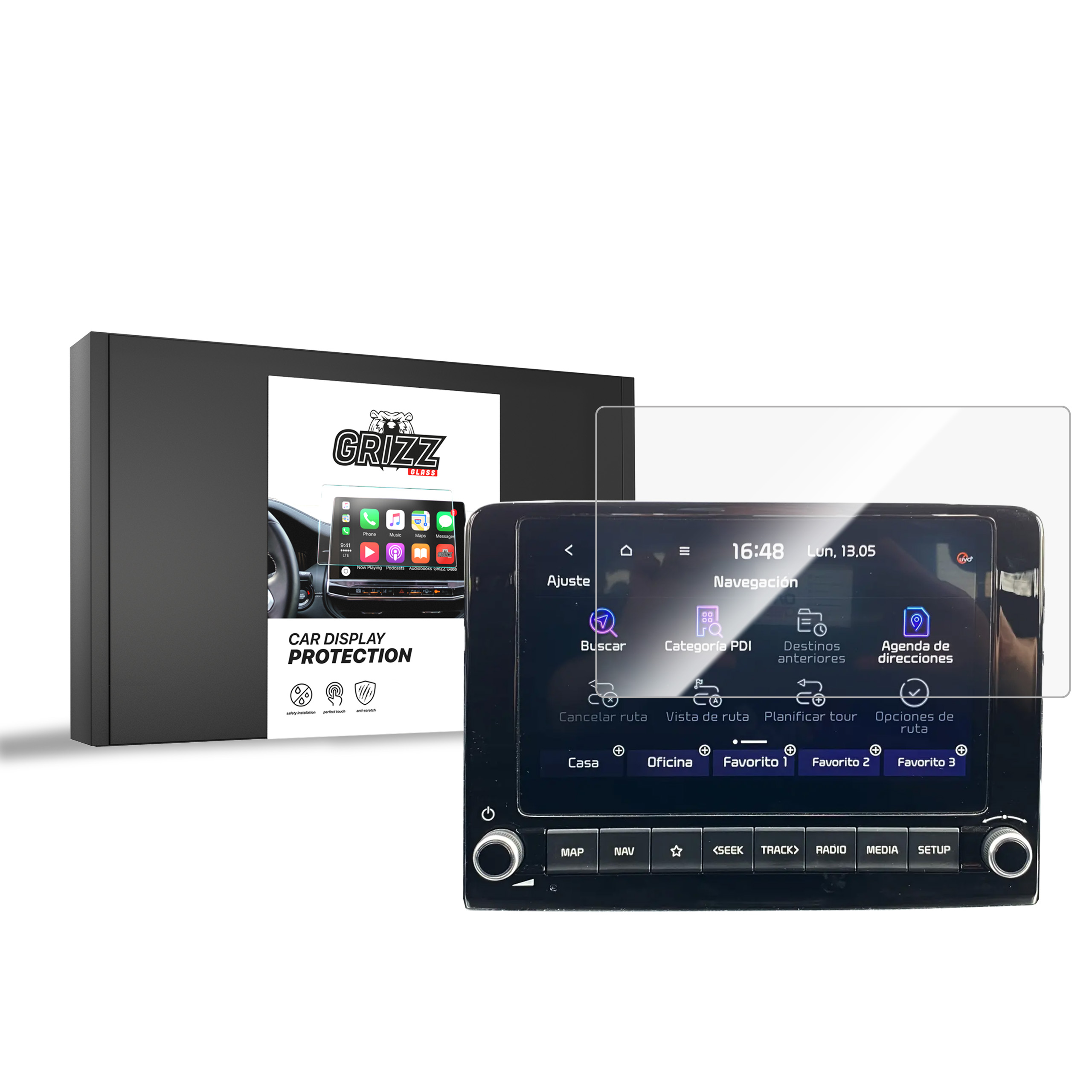CarDisplay Protection Grizz Keramikfolie für Kia Stonic 8