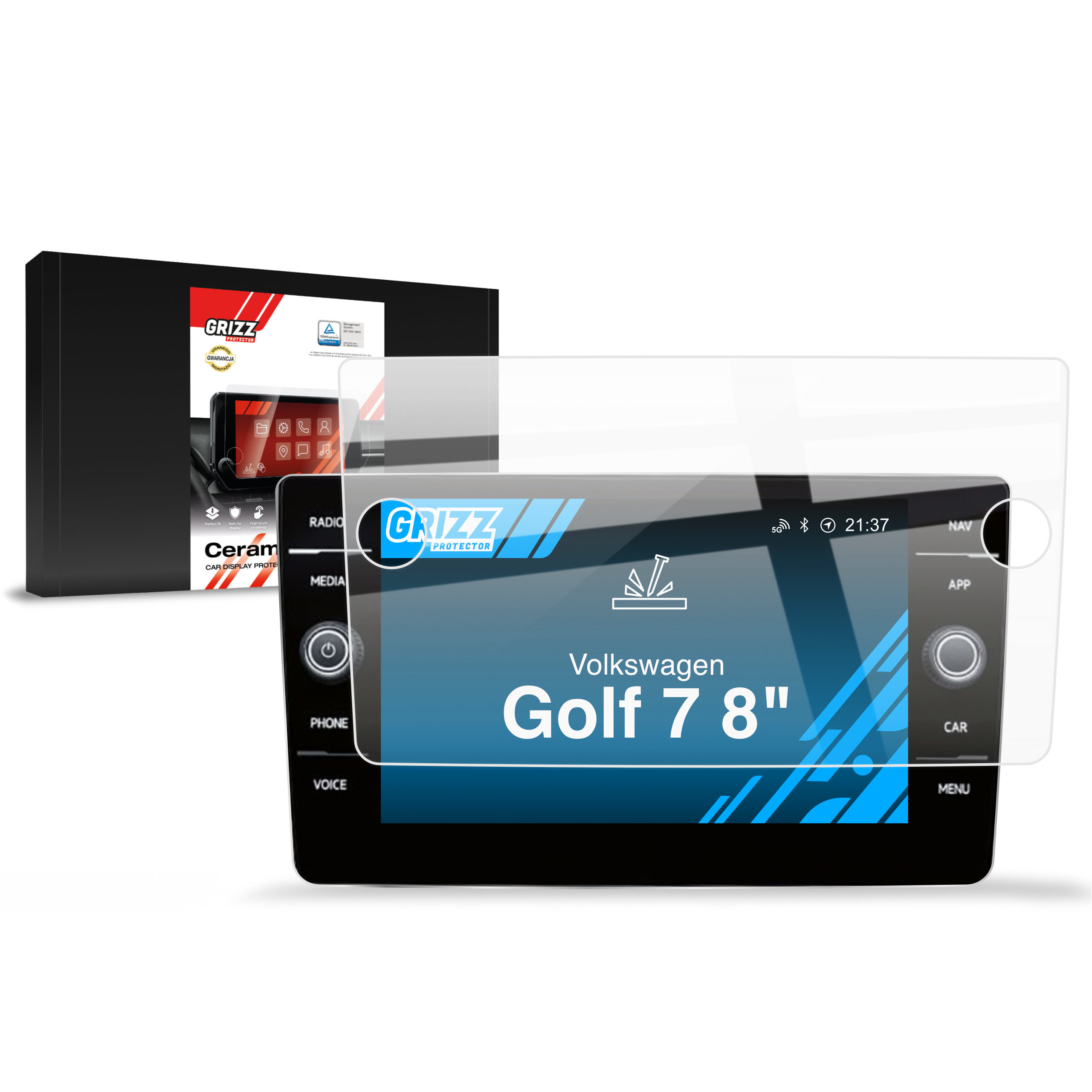 Folia ceramiczna Grizz Protector do Volkswagen Golf 7 Discover Media