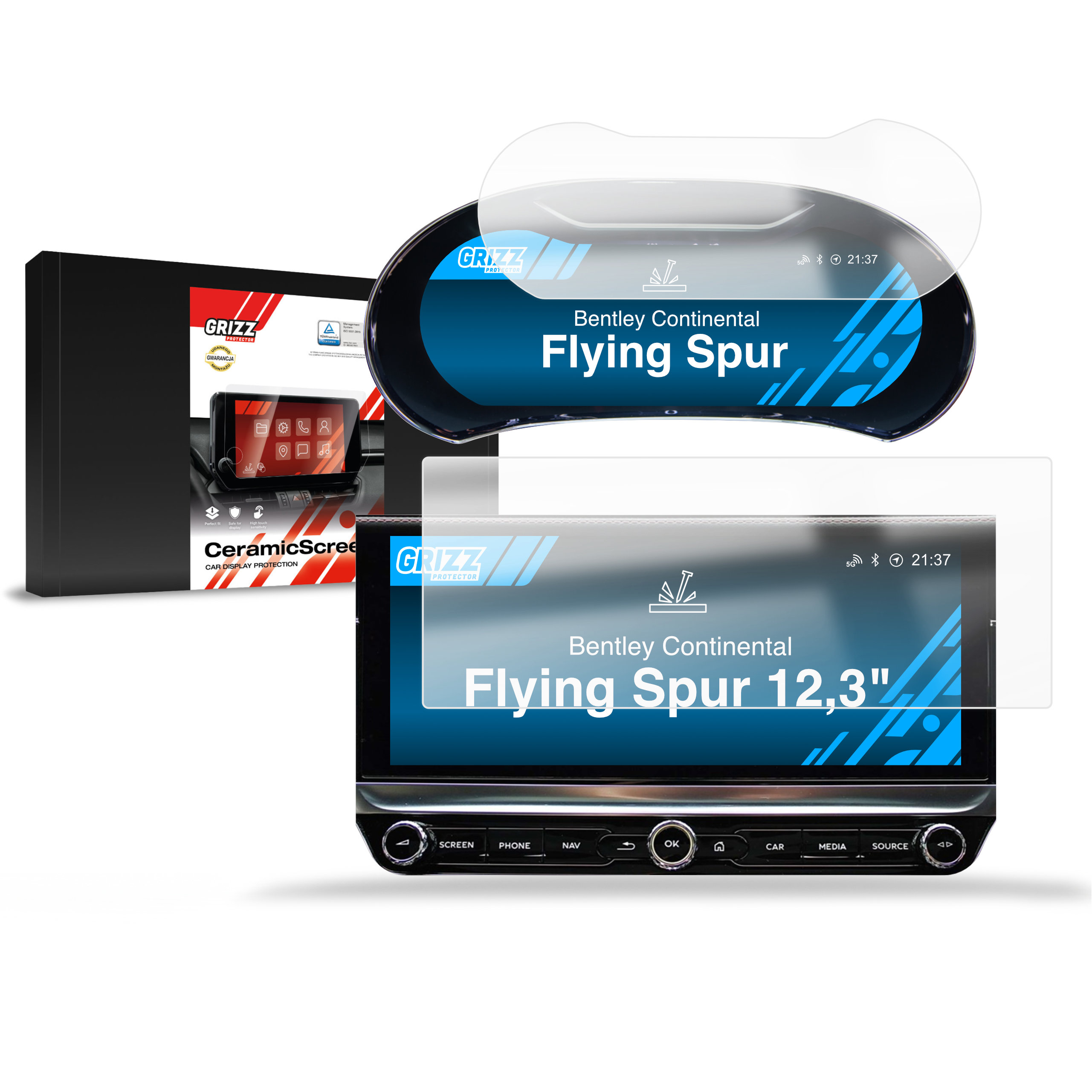 Folia ceramiczna Grizz Protector do Bentley Continental Flying Spur (2019-...)
