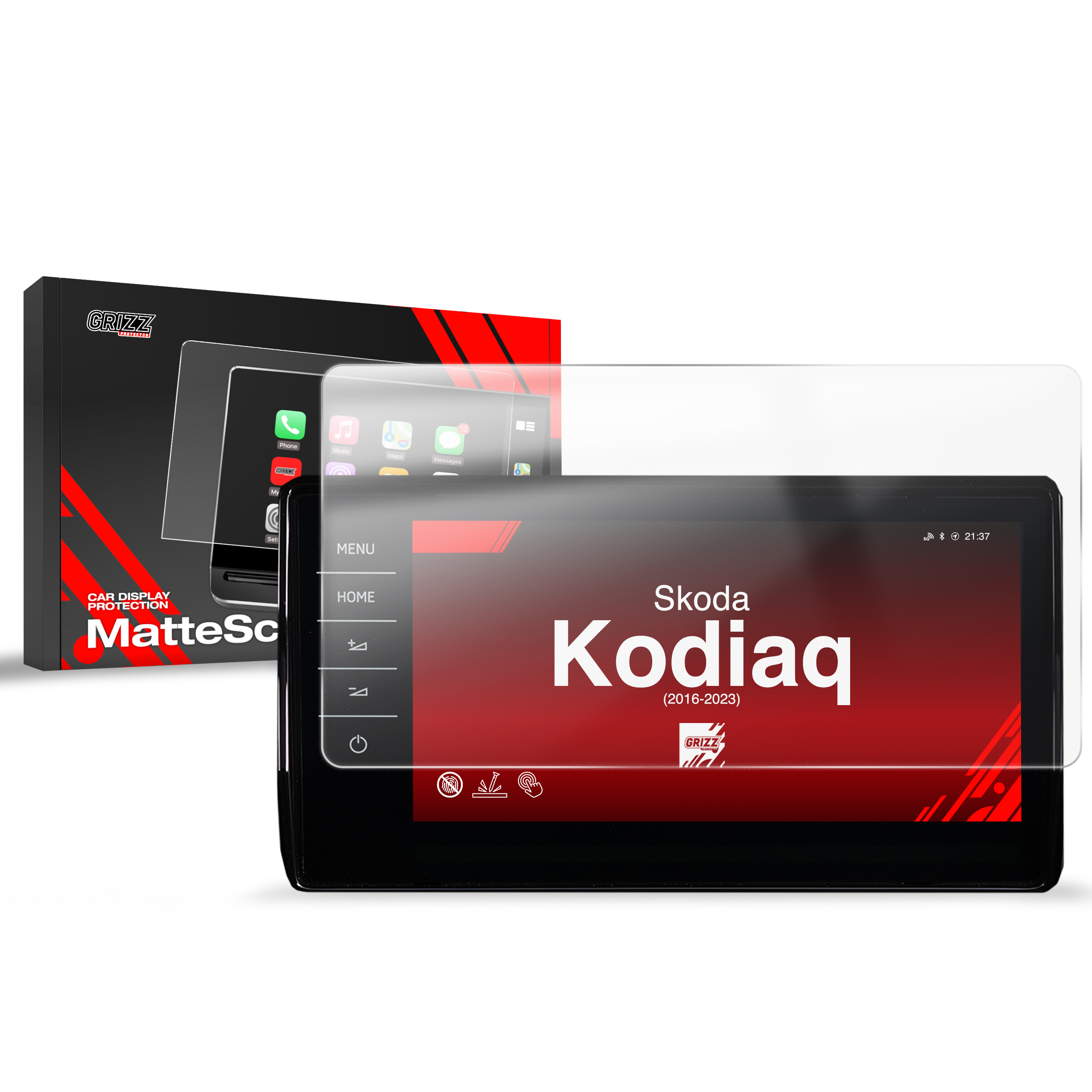 Folia matowa Grizz Protector do Skoda Kodiaq 9,2 Columbus (2016-2023)