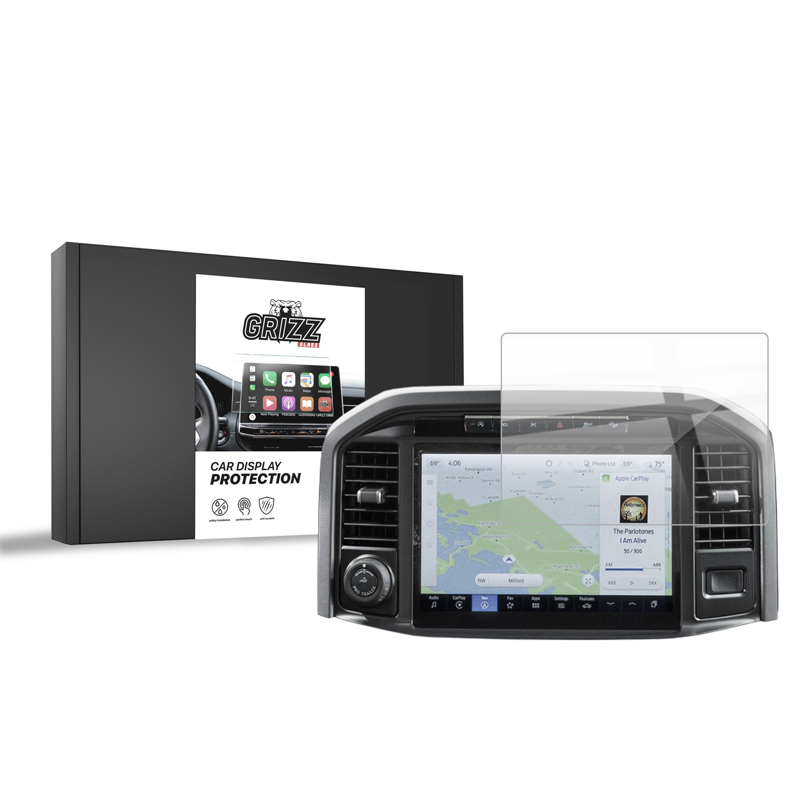 CarDisplay Protection Grizz Keramikfolie für Ford F150 Raptor 12