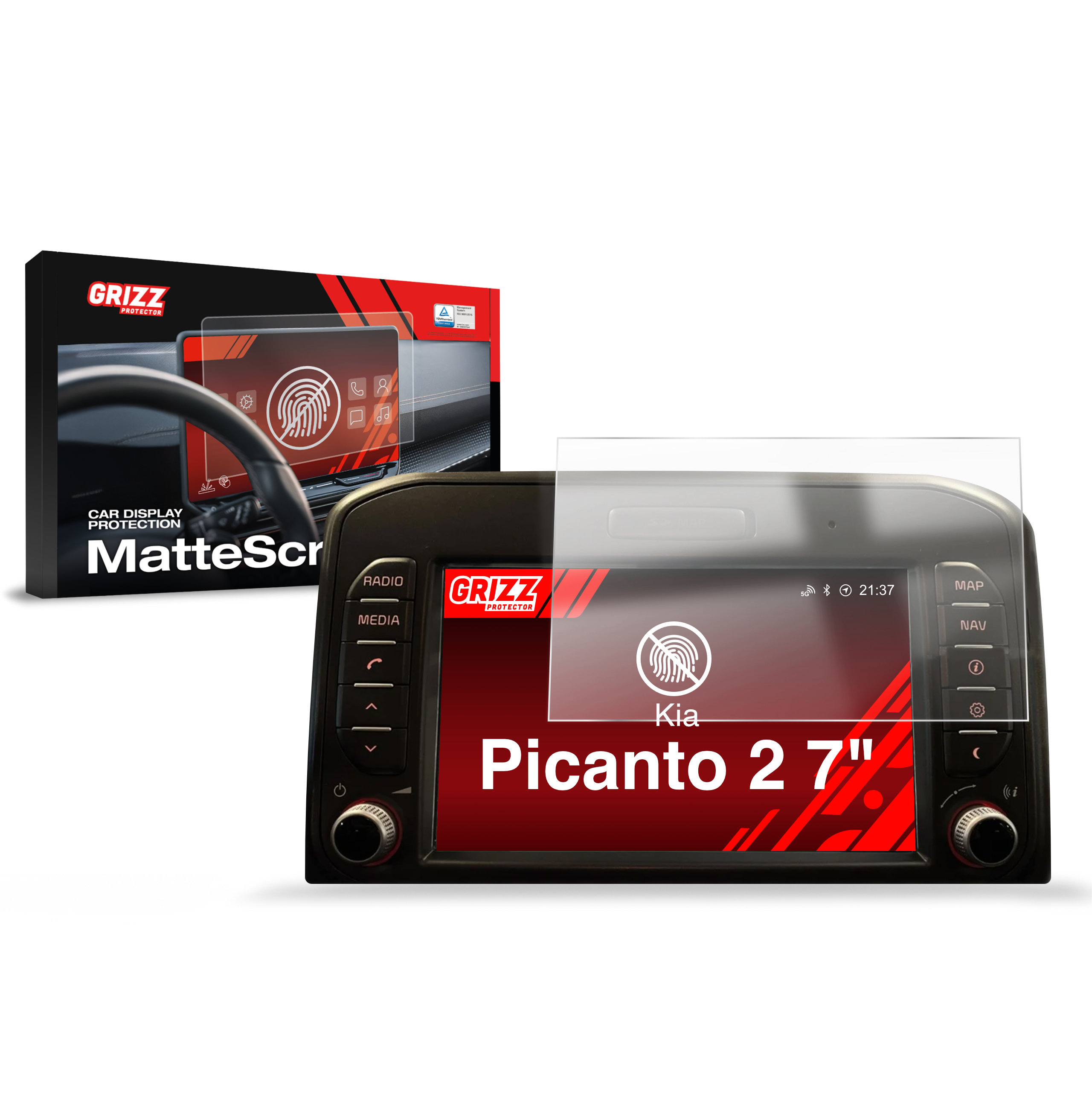 Folia matowa Grizz Protector do Kia Picanto 2 7 (2011-2017)