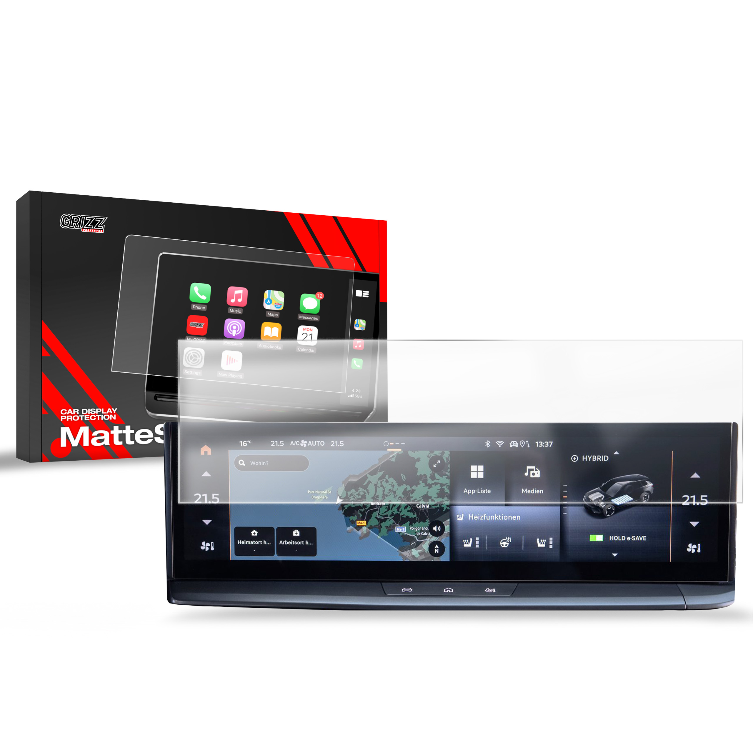 CarDisplay Protection Grizz Mattfolie für Opel Grandland (2025)