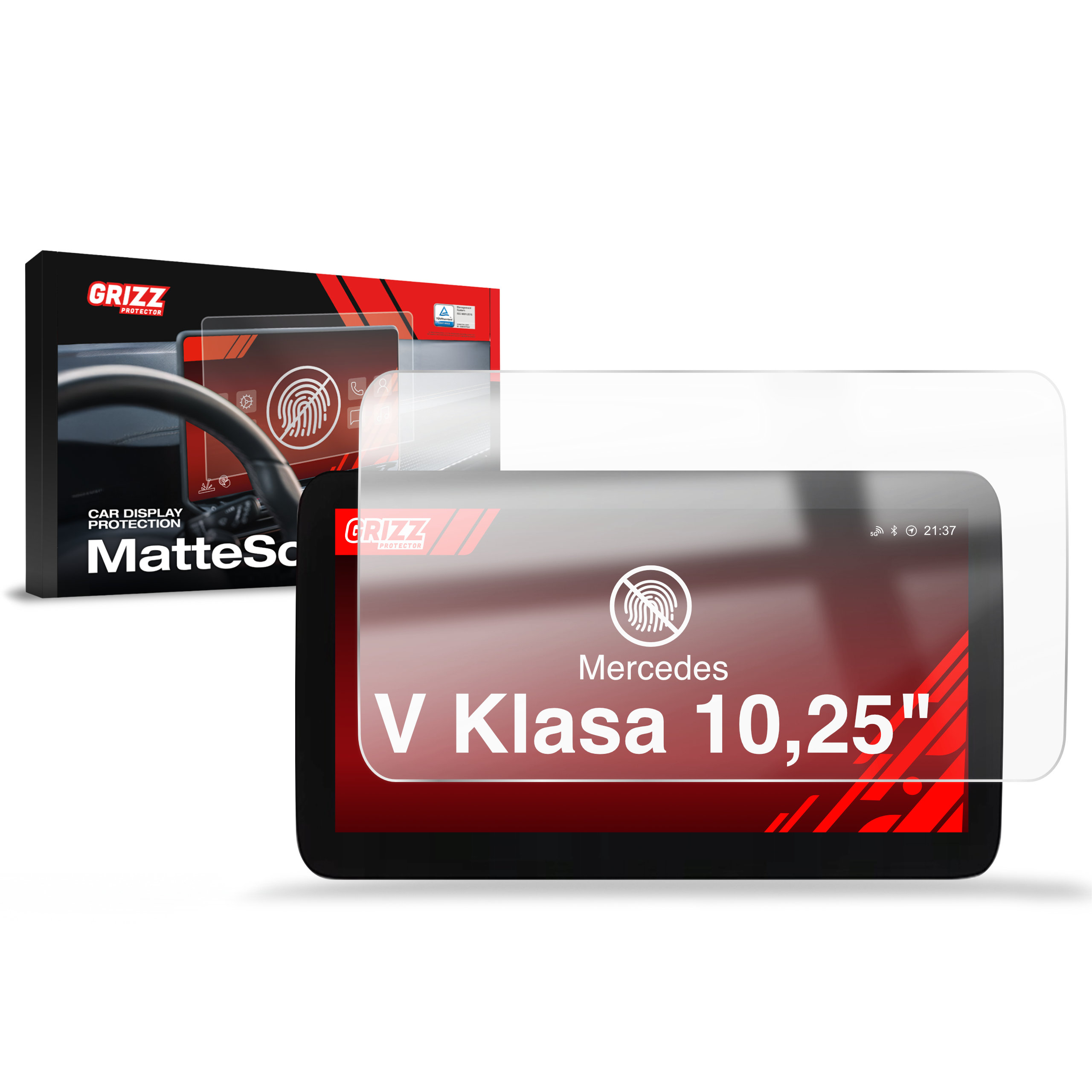 Folia matowa Grizz Protector do Mercedes V Klasa 10,25 (2019-2023)