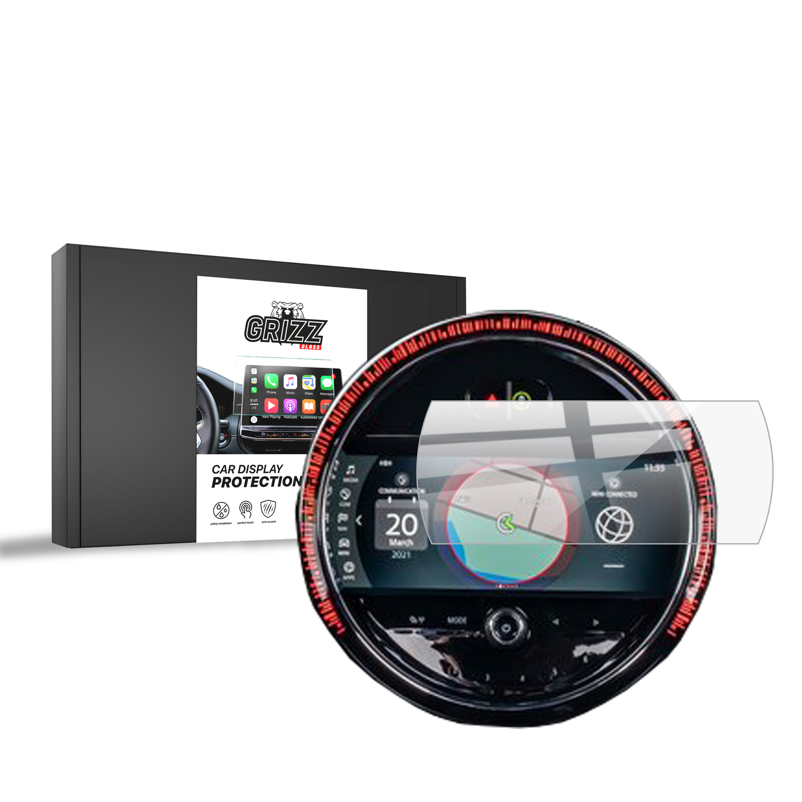 CarDisplay Protection Grizz Keramikfolie für Mini Cooper S3 F56 (2013-2023)