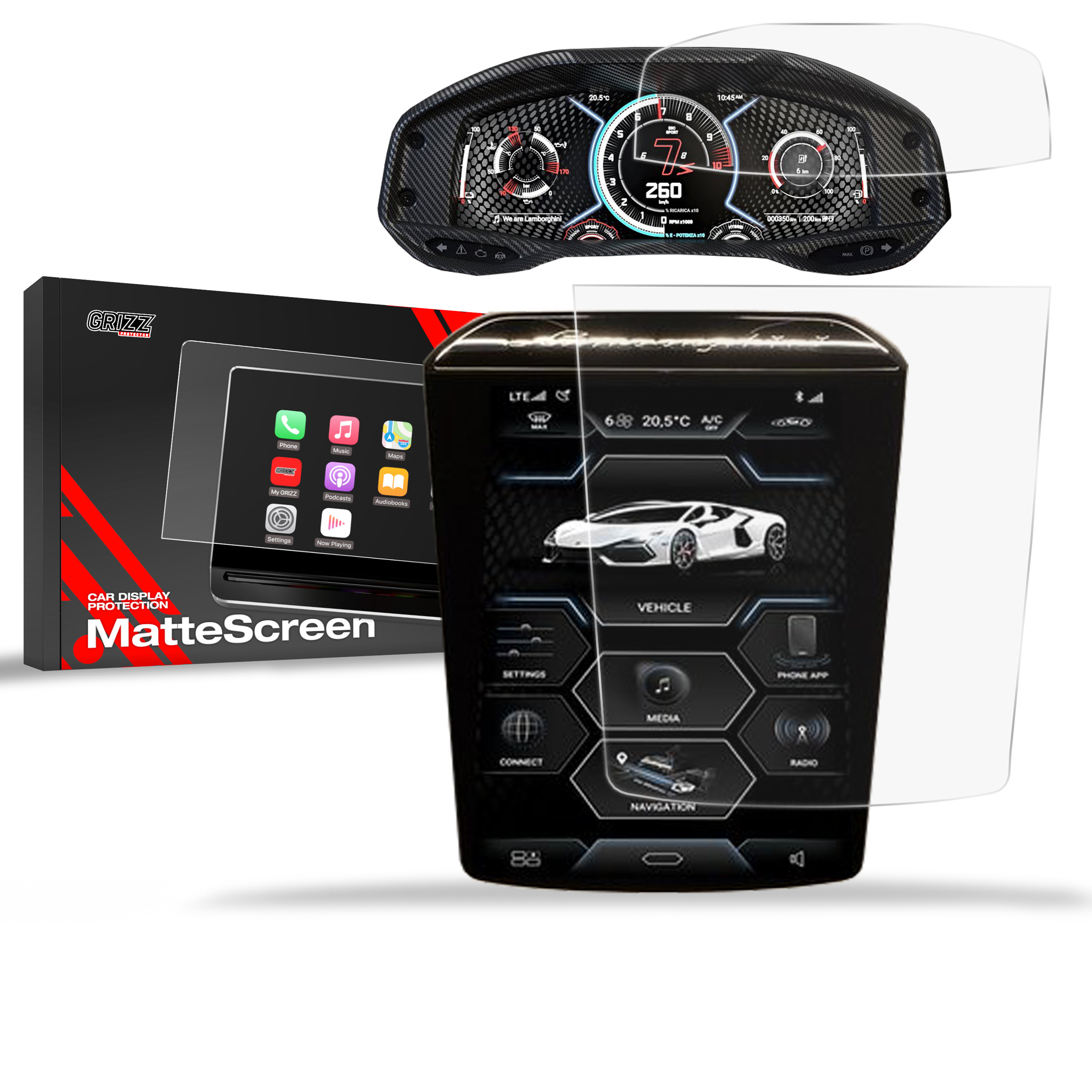 Folia matowa Grizz Protector do Lamborghini Revuelto (2024-2025)