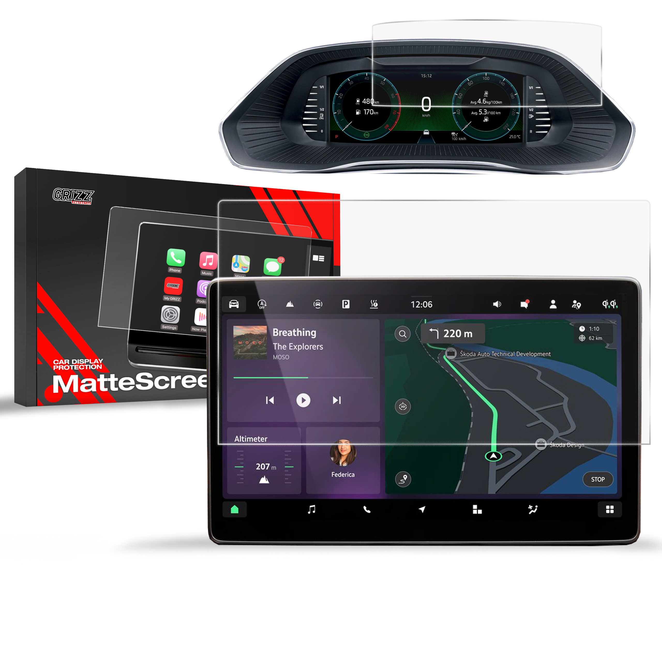 Folia matowa Grizz Protector do Skoda Octavia 4 13 (2024-2025)