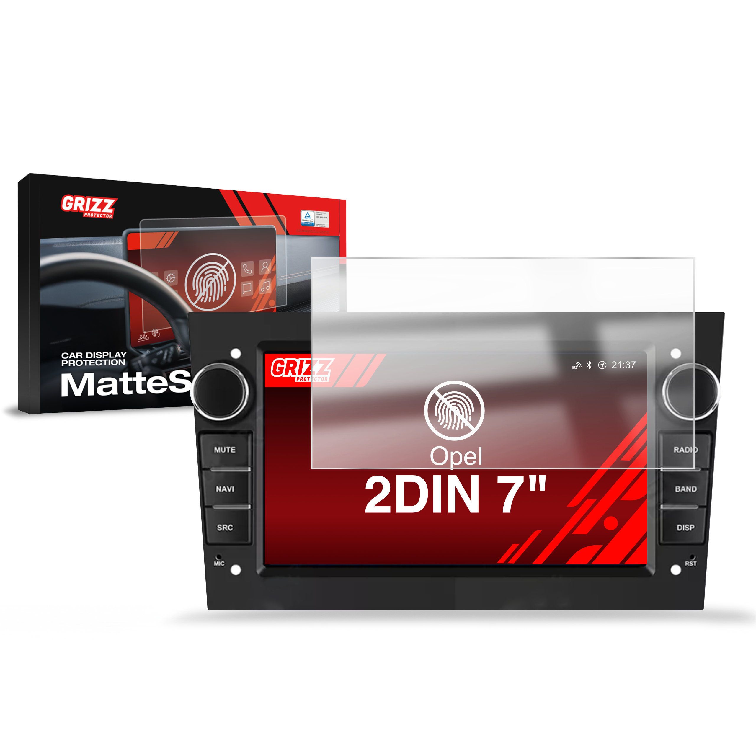 Folia matowa Grizz Protector do Opel 2DIN 7