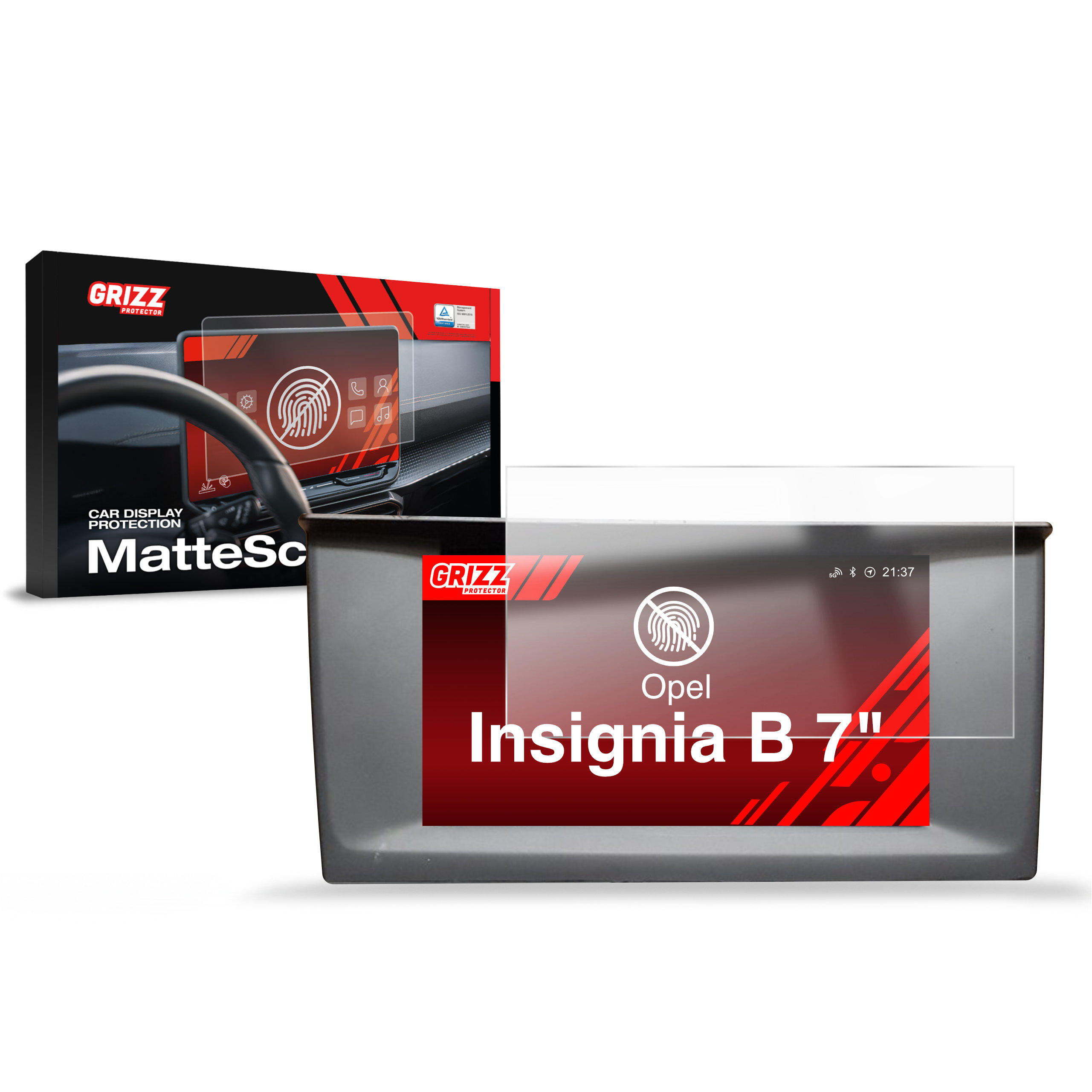 CarDisplay Protection Grizz Mattfolie für Opel Insignia B 7