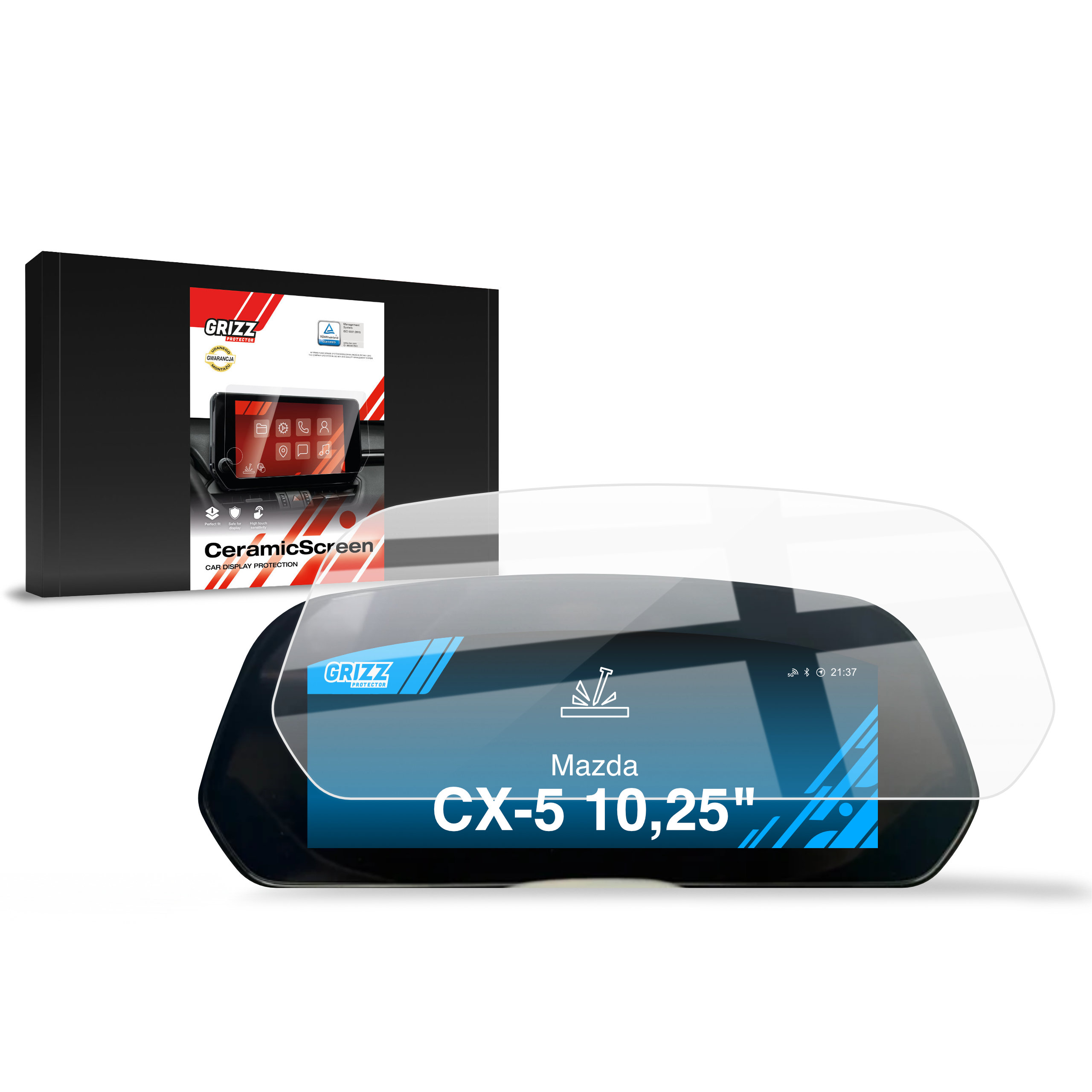 Folia ceramiczna Grizz Protector do Mazda CX-5 Virtual Cockpit (2026)