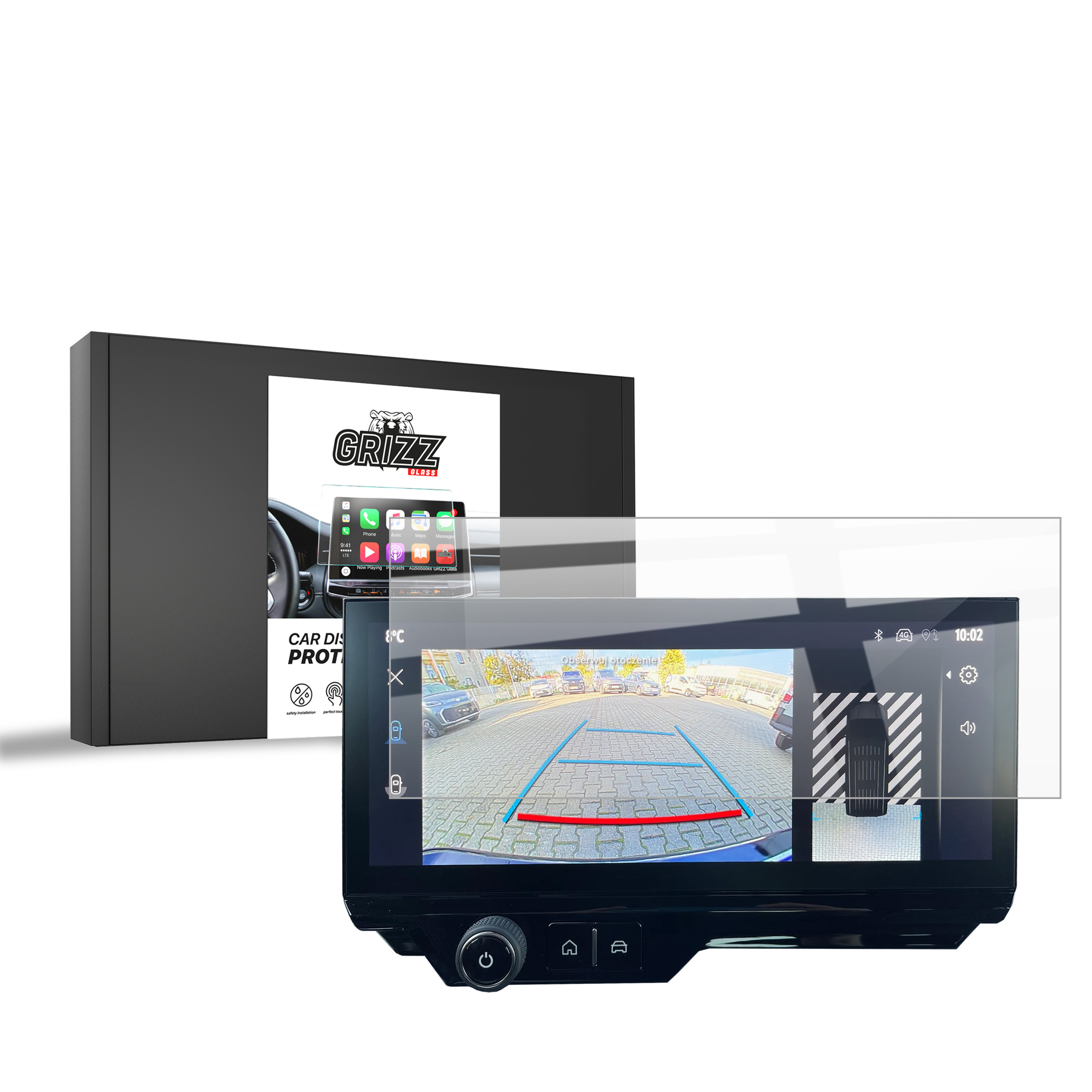CarDisplay Protection Grizz Keramikfolie für Peugeot Rifter 10
