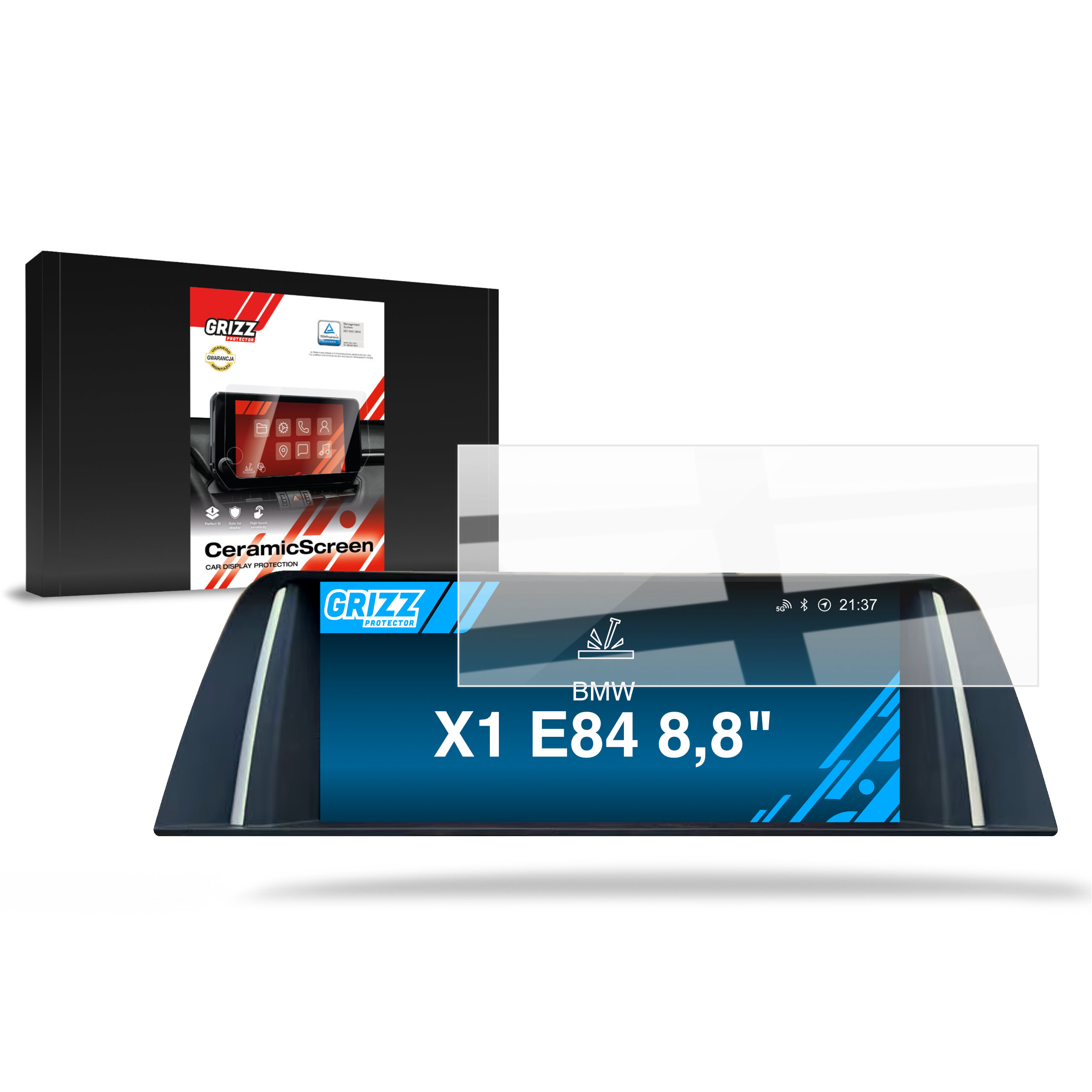 Folia ceramiczna Grizz Protector do BMW X1 E84 8,8 (2013-2015)