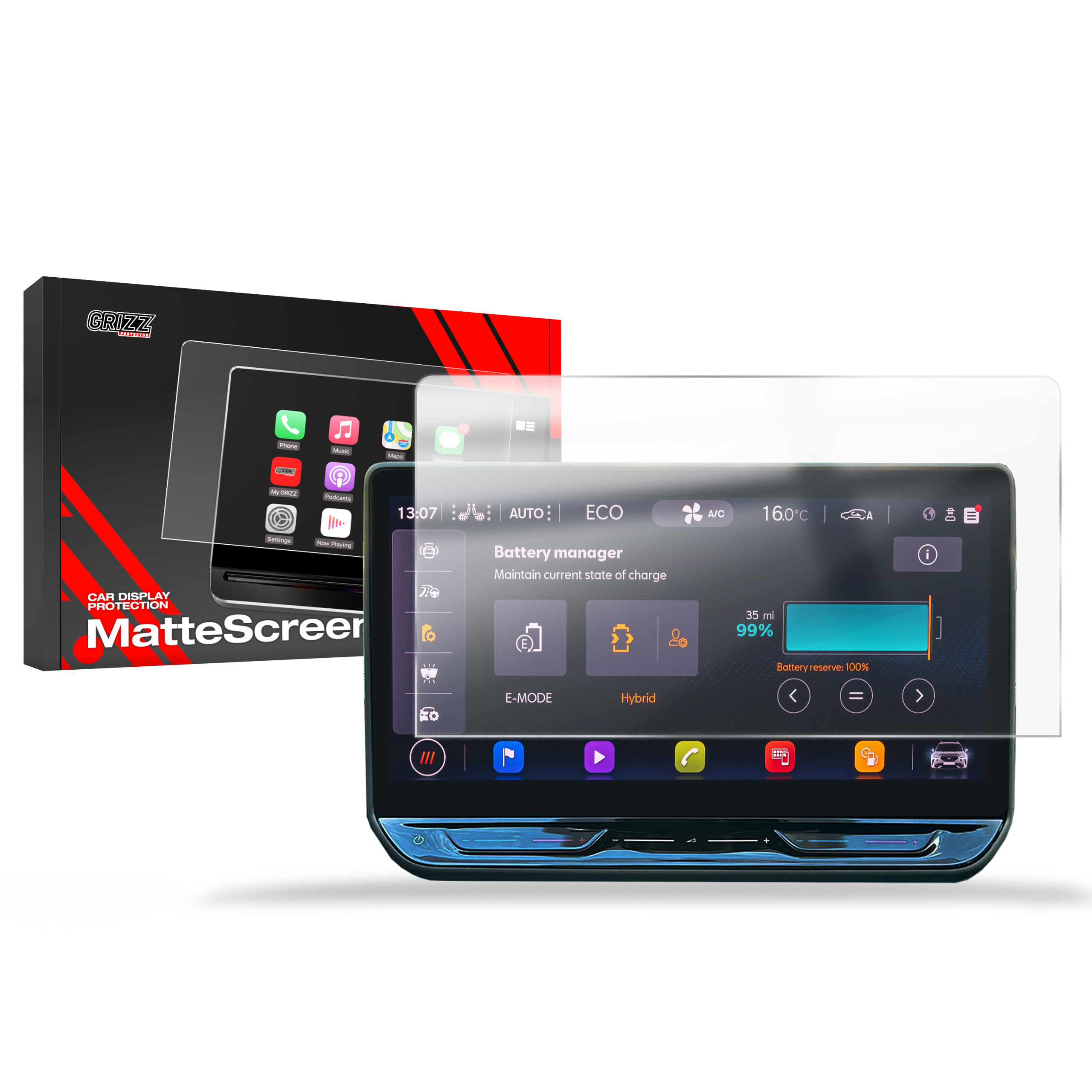 Folia matowa Grizz Protector do Seat Leon 4 12,9