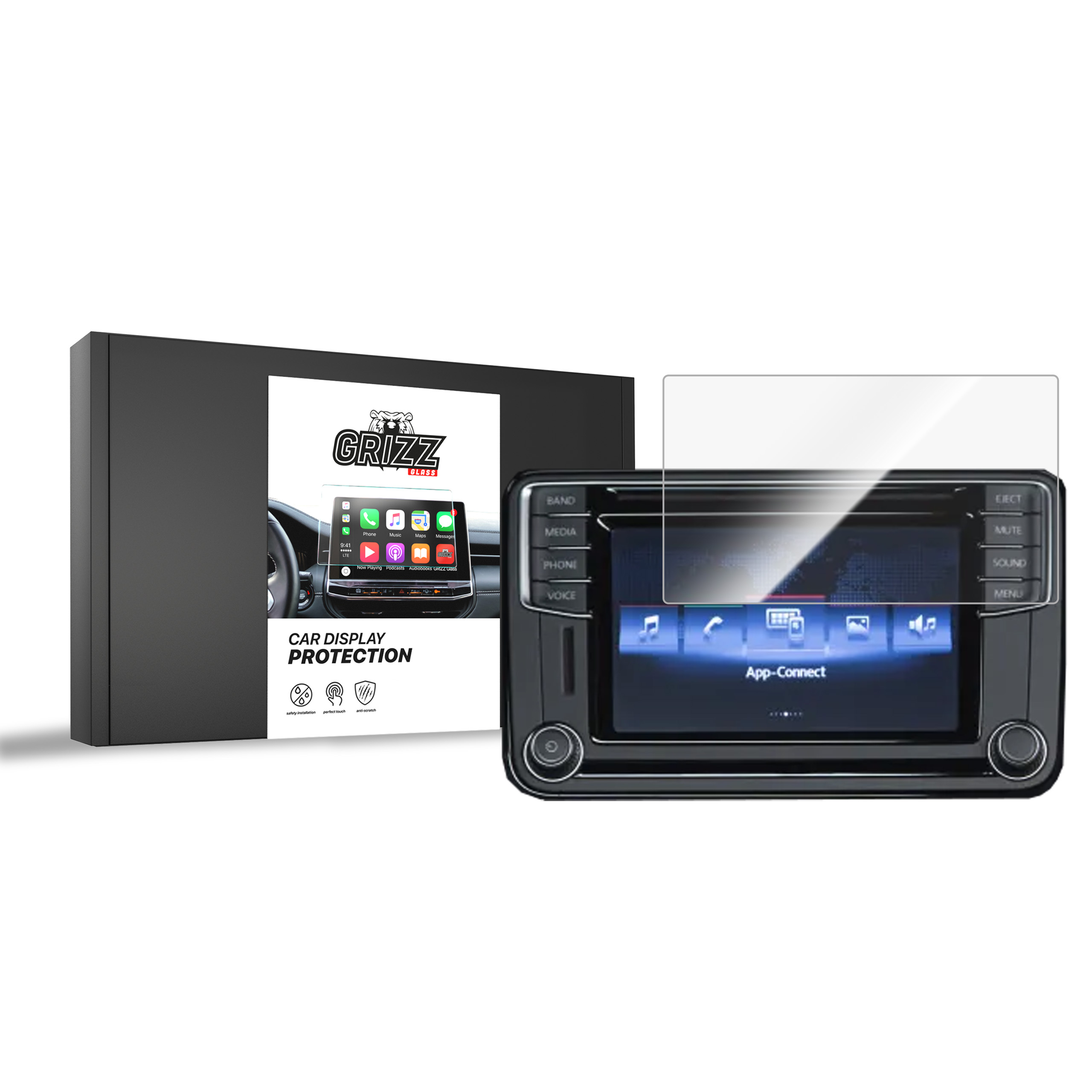 CarDisplay Protection Grizz Keramikfolie für Volkswagen Tiguan (2012-2018)