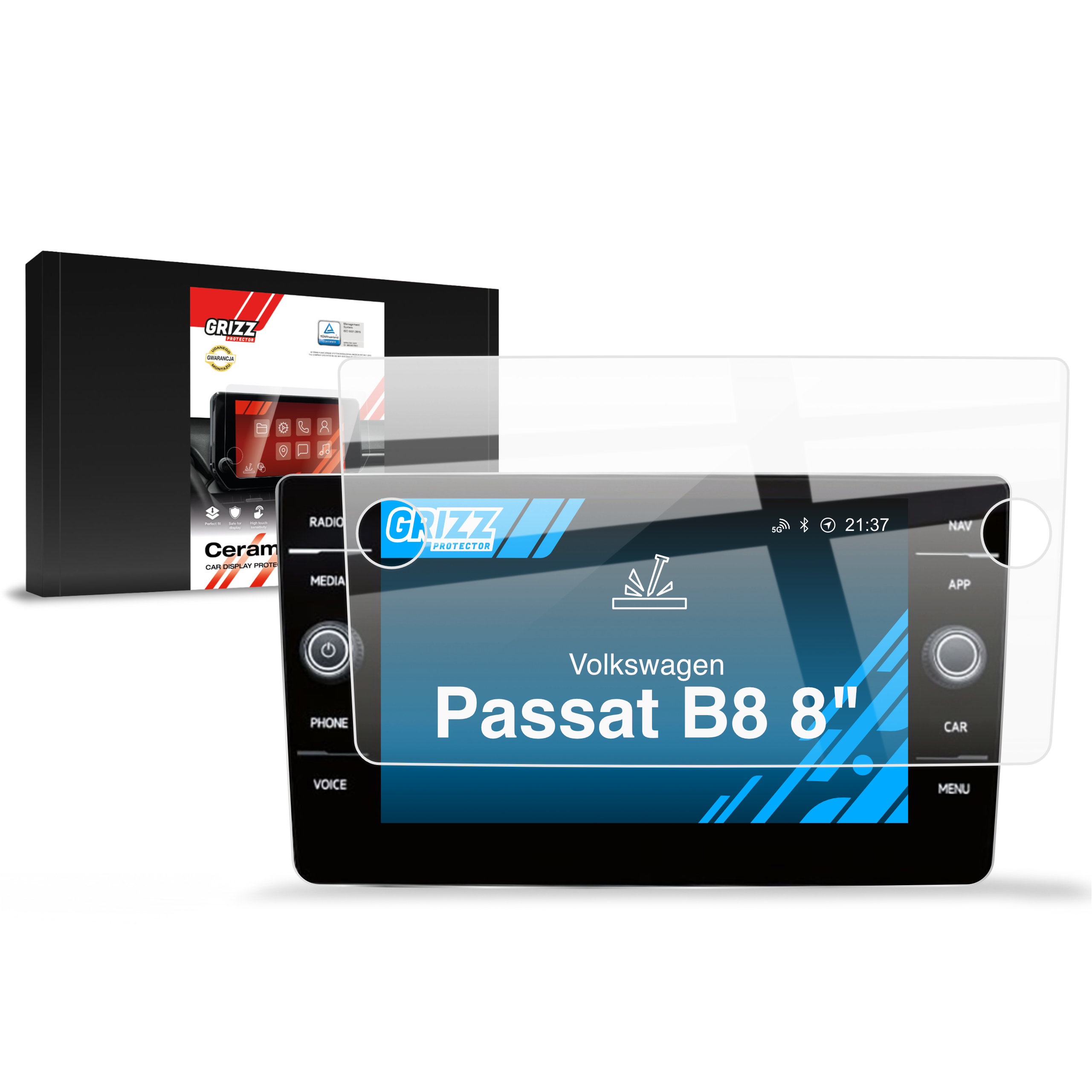 Folia ceramiczna Grizz Protector do Volkswagen Passat B8 Discover Media
