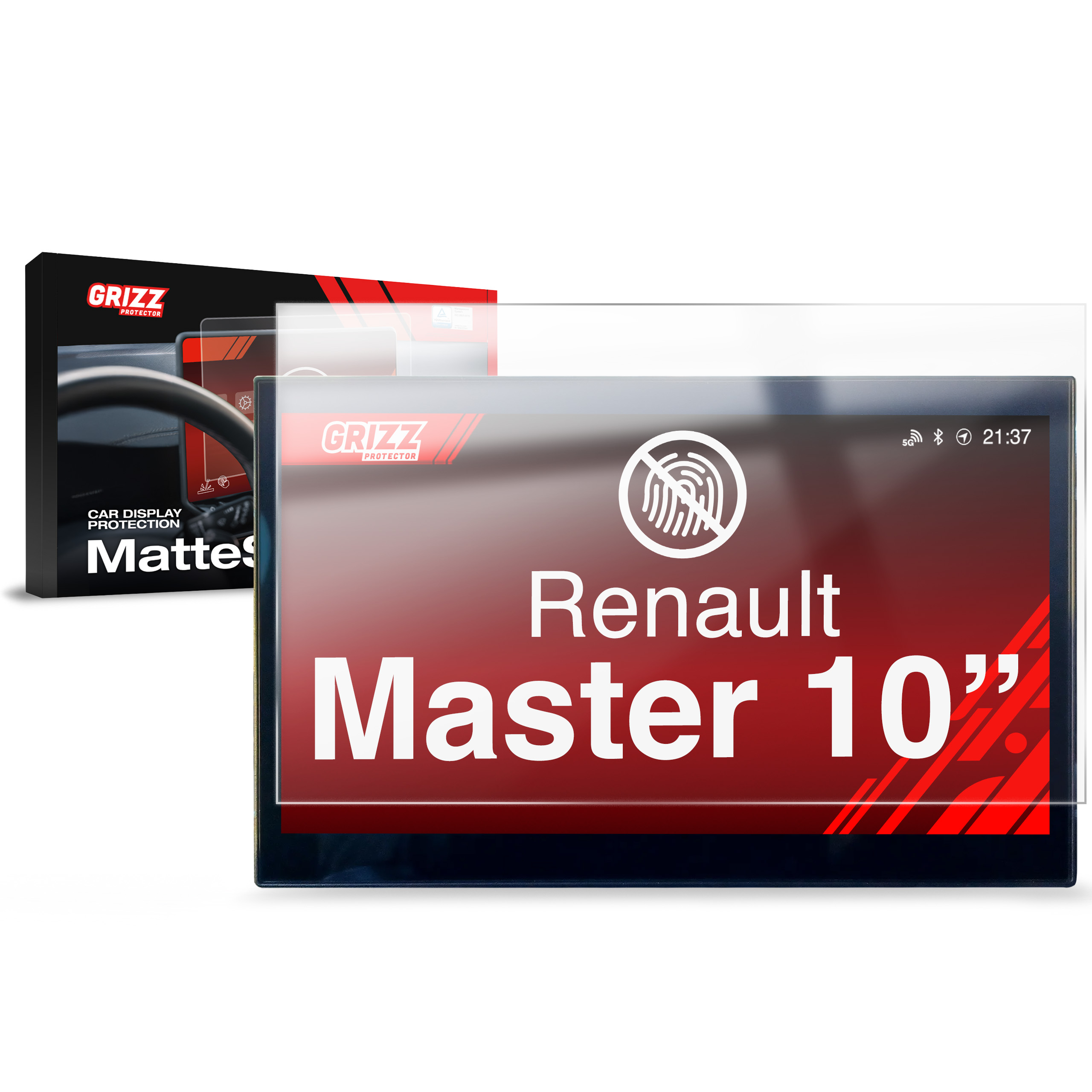 CarDisplay Protection Grizz Mattfolie für Renault Master 10