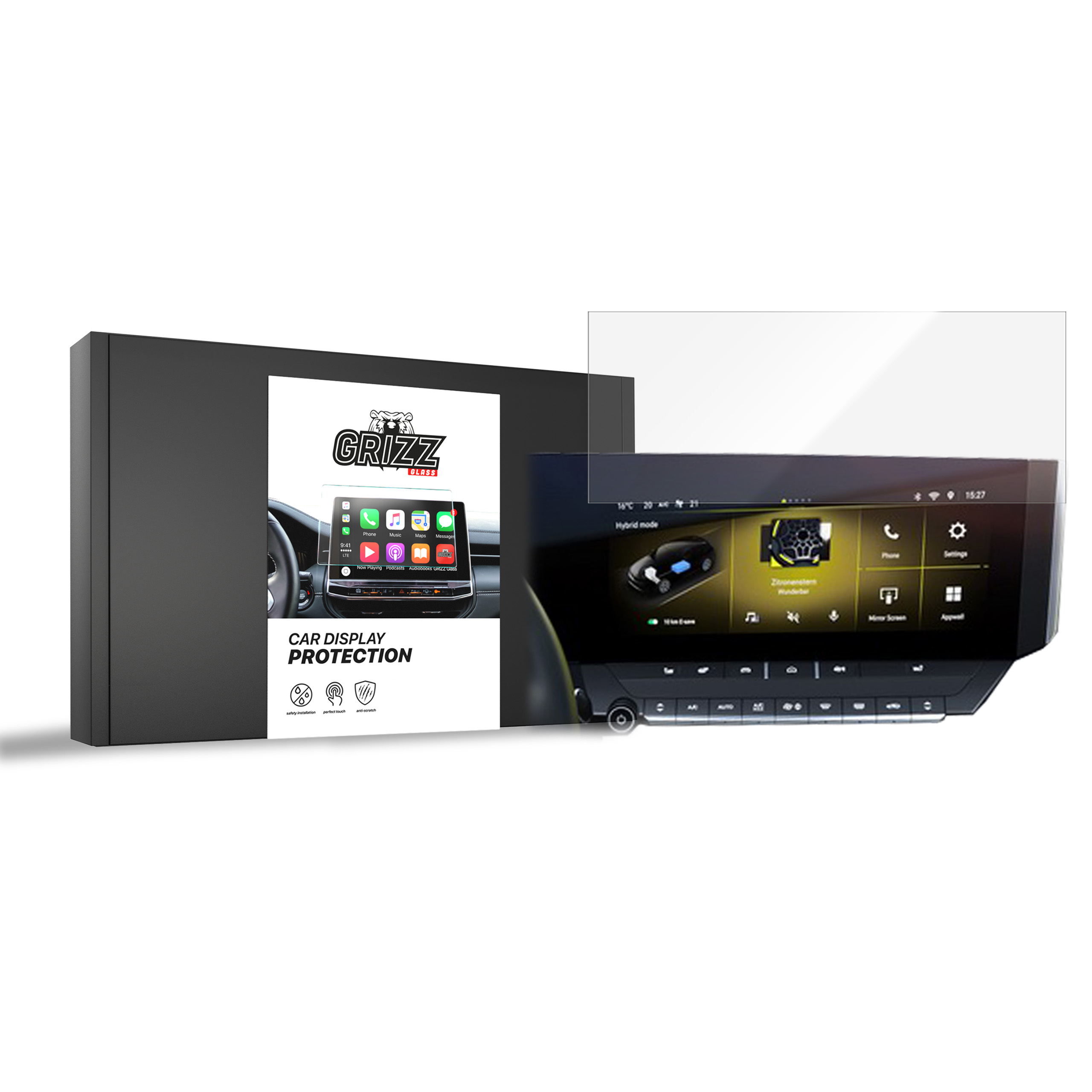 CarDisplay Protection Grizz Keramikfolie für Opel Astra L Pure Panel 10