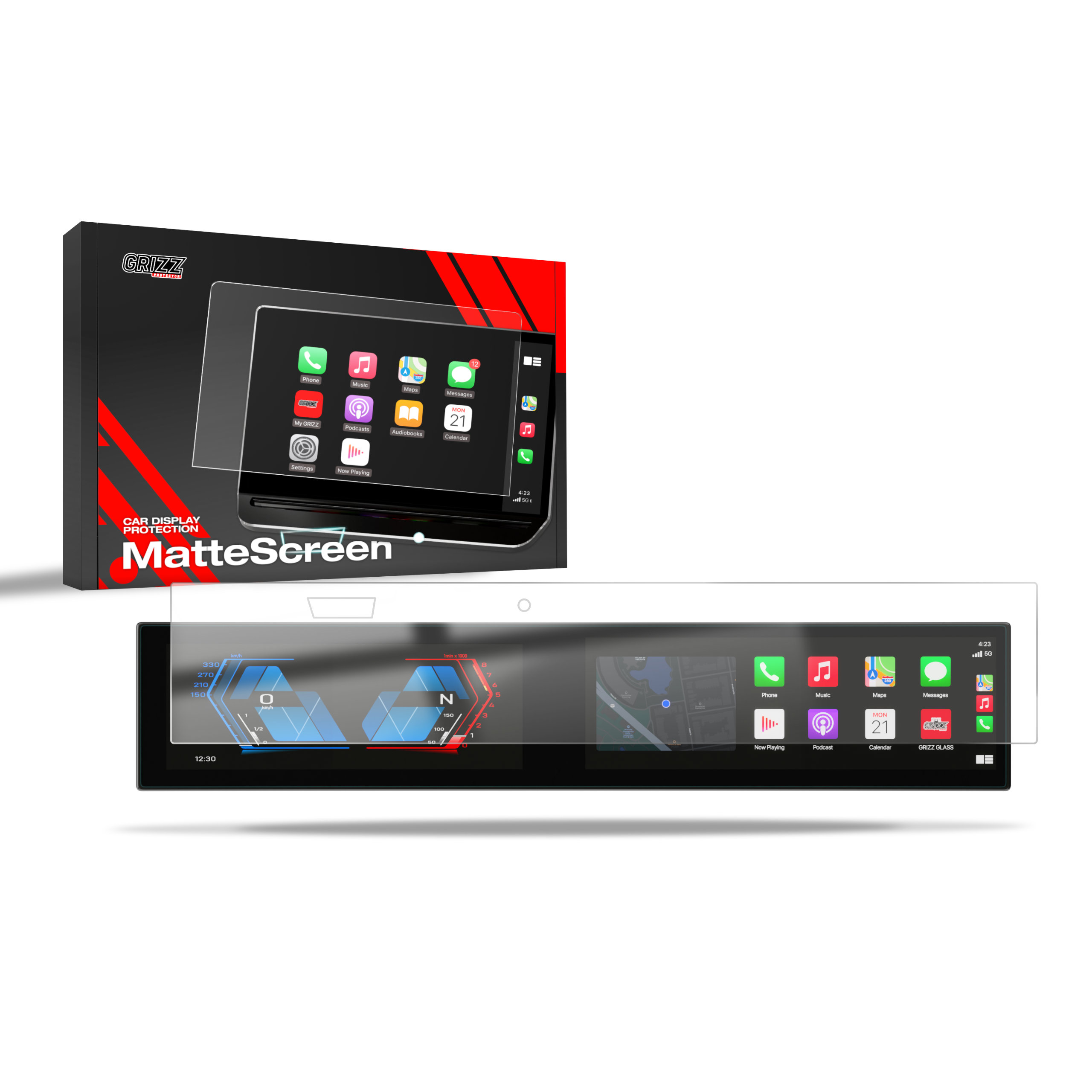 Folia matowa Grizz Protector do BMW iX i20 Sensor (2023-2025)