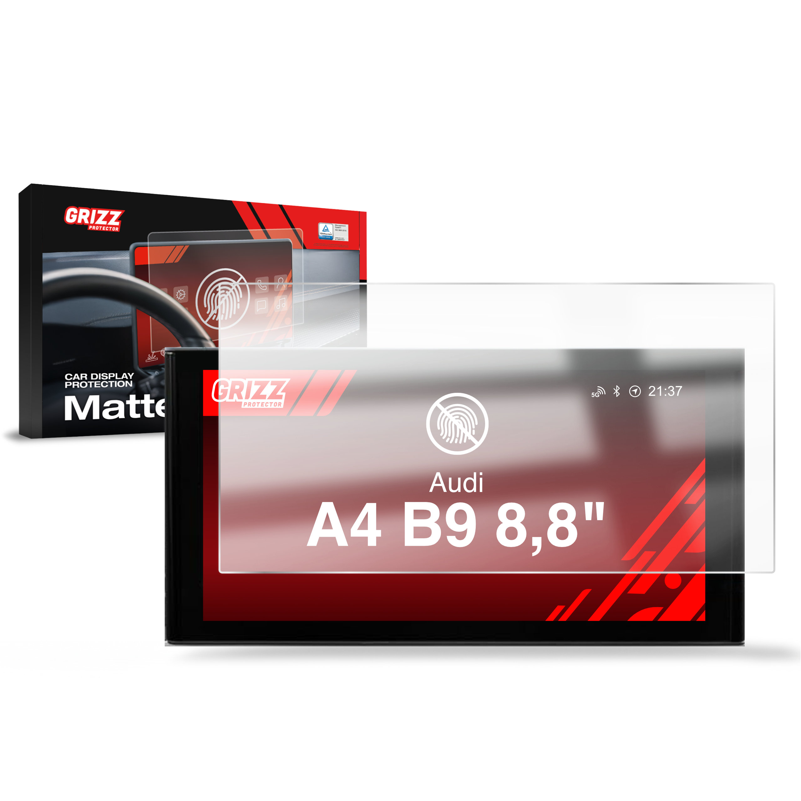 Folia matowa Grizz Protector do Audi A4 B9 8,8 (2019-...)