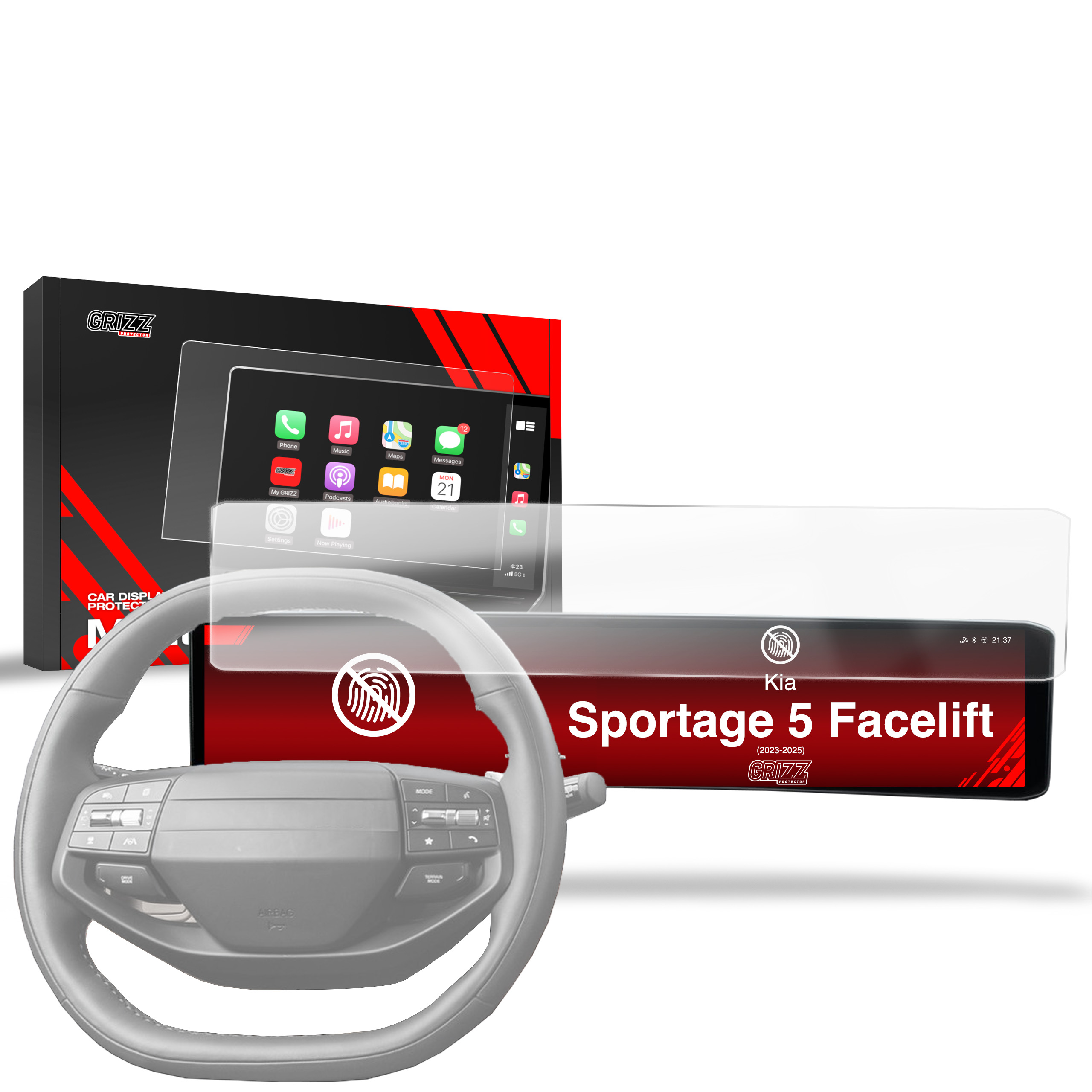Folia matowa Grizz Protector do Kia Sportage 5 Business Line Facelift 24