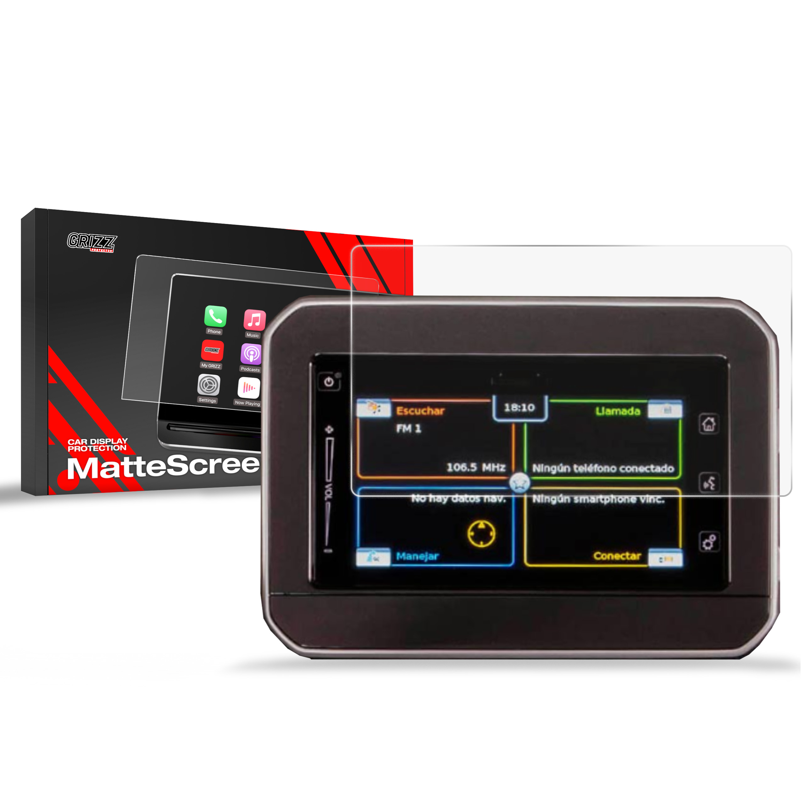 CarDisplay Protection Grizz Mattfolie für Suzuki Swift 7