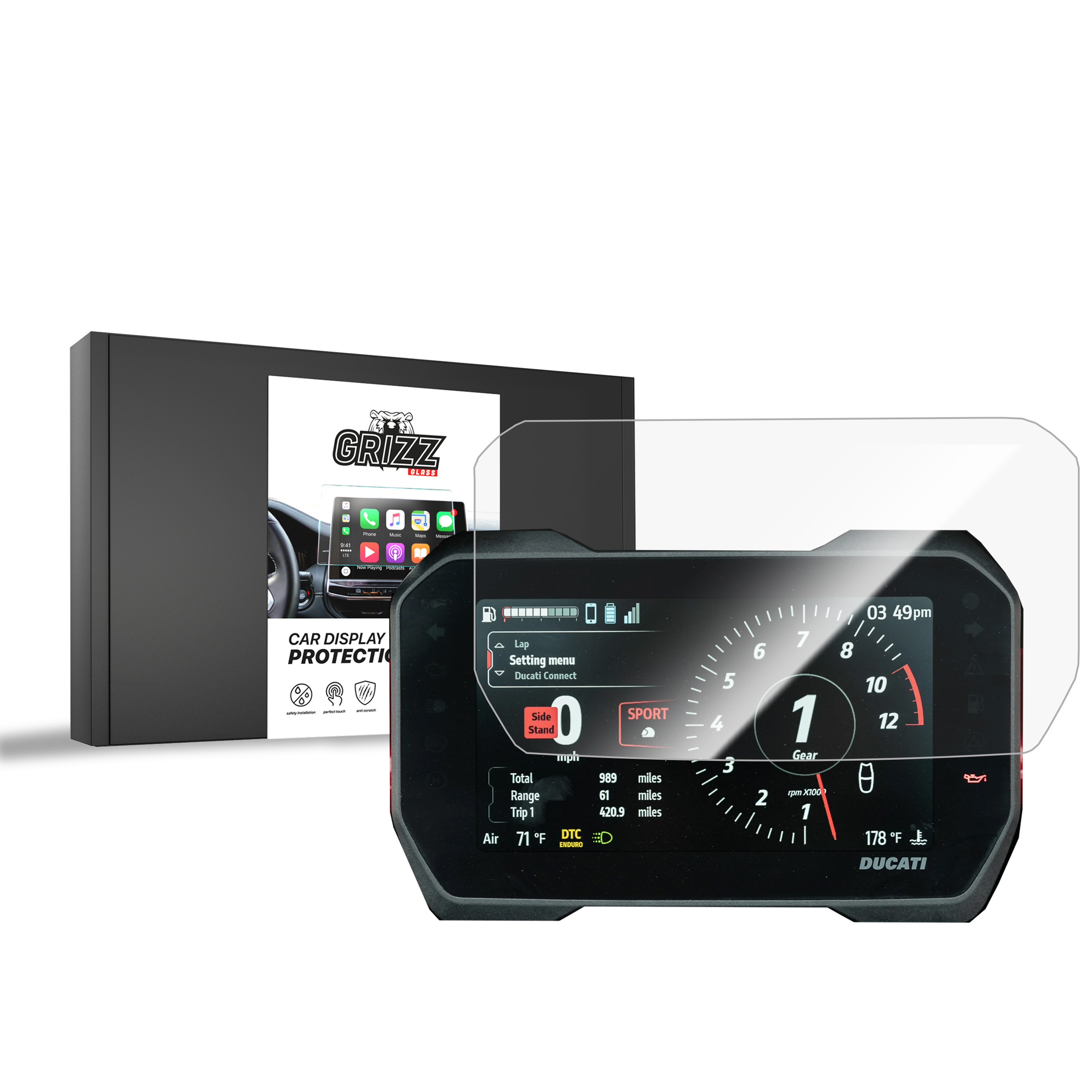 Folia ceramiczna Grizz Protector do Ducati Multistrada V4 S Grand Tour 7 (2024-2025)