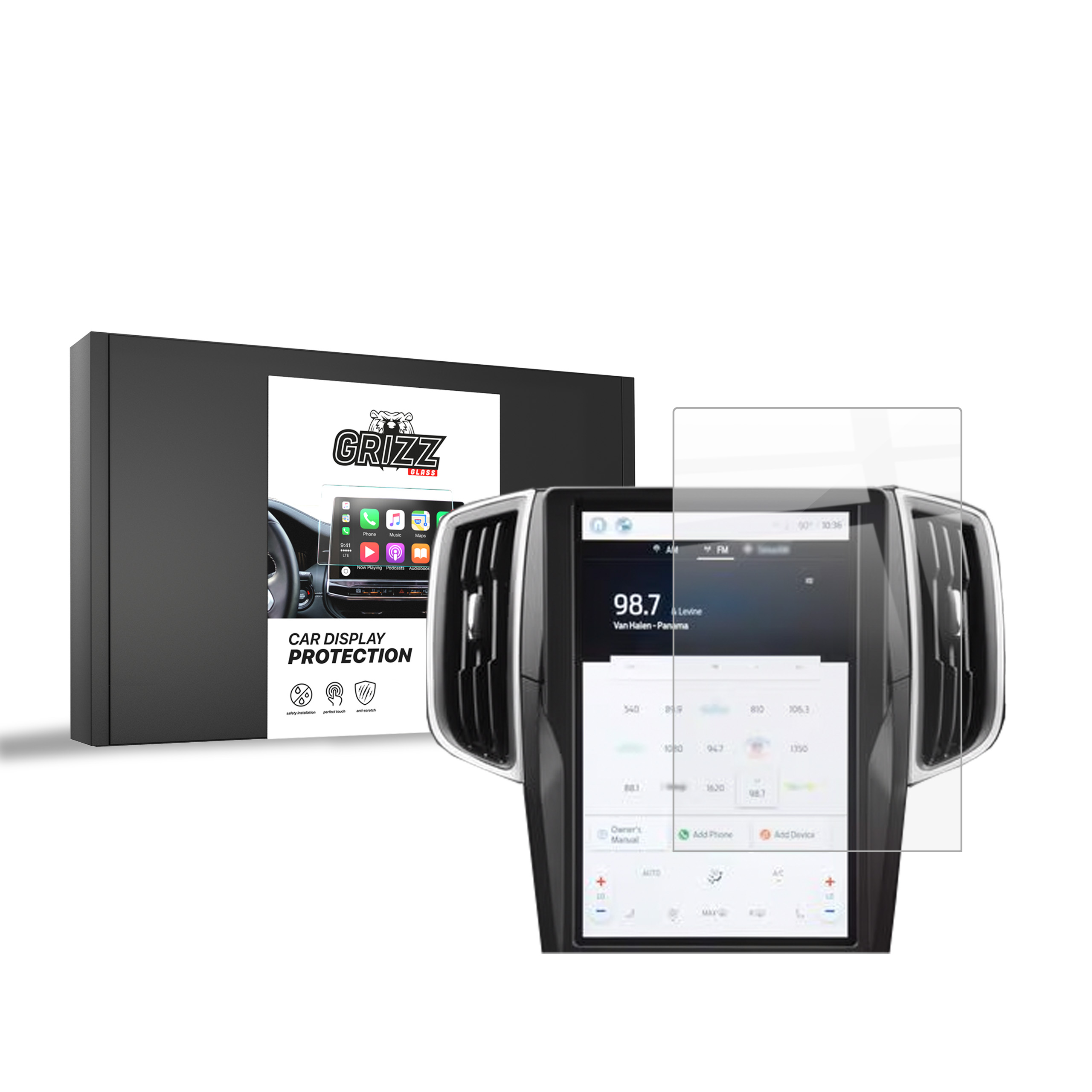 CarDisplay Protection Grizz Keramikfolie für Ford Edge 12