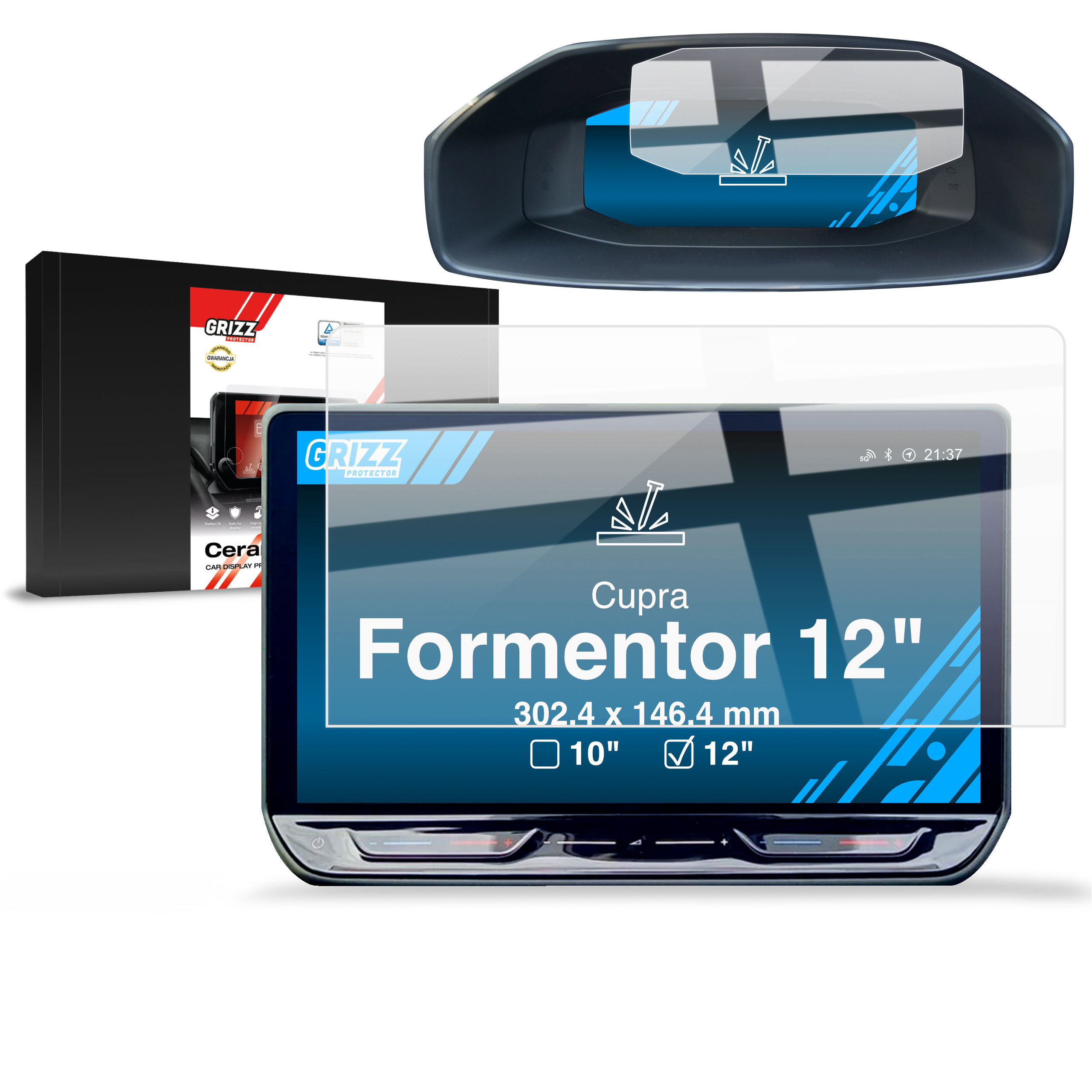 Folia ceramiczna Grizz Protector do Cupra Formentor 2w1 12 (2020-...)