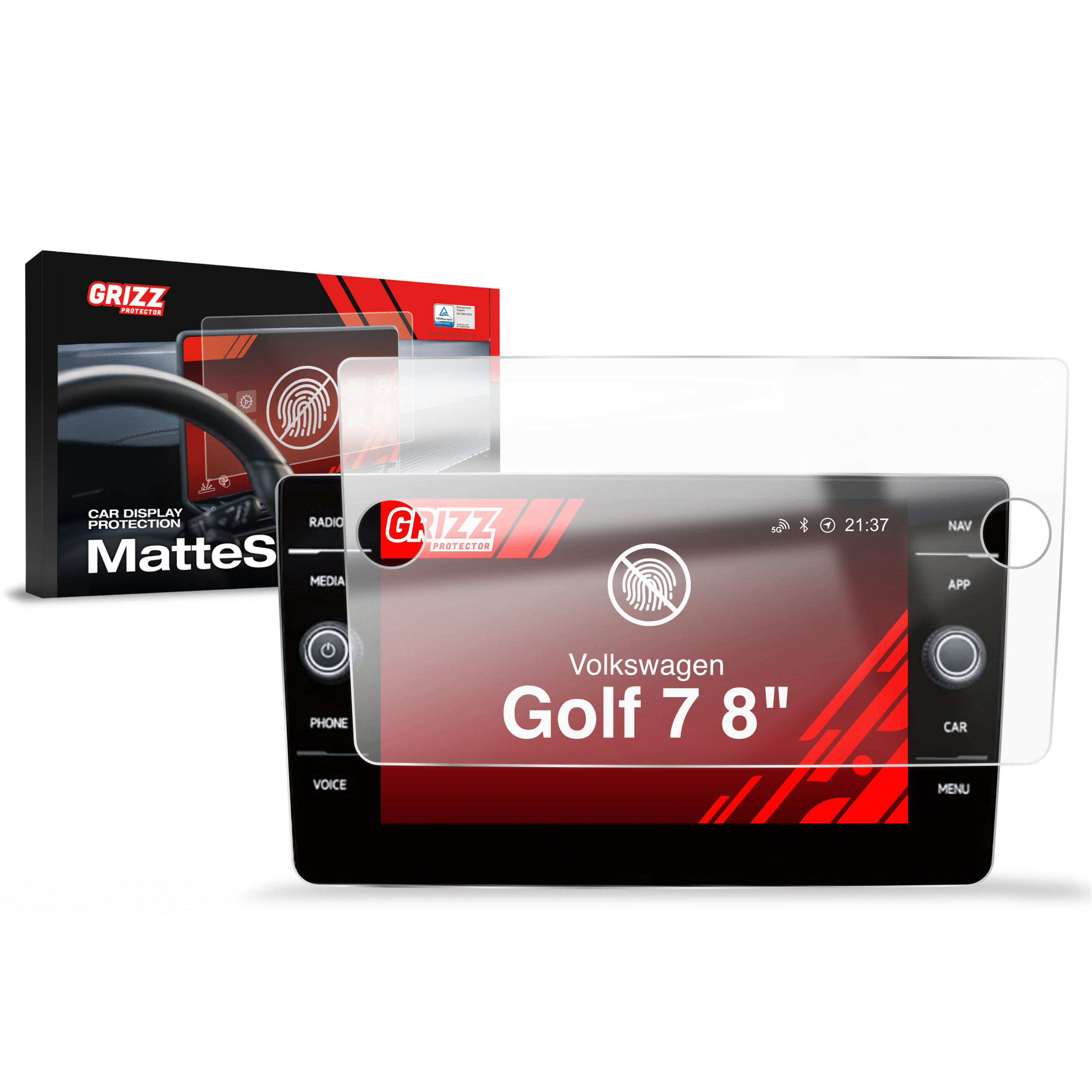 Folia matowa Grizz Protector do Volkswagen Golf 7 Discover Media (2017-2020)