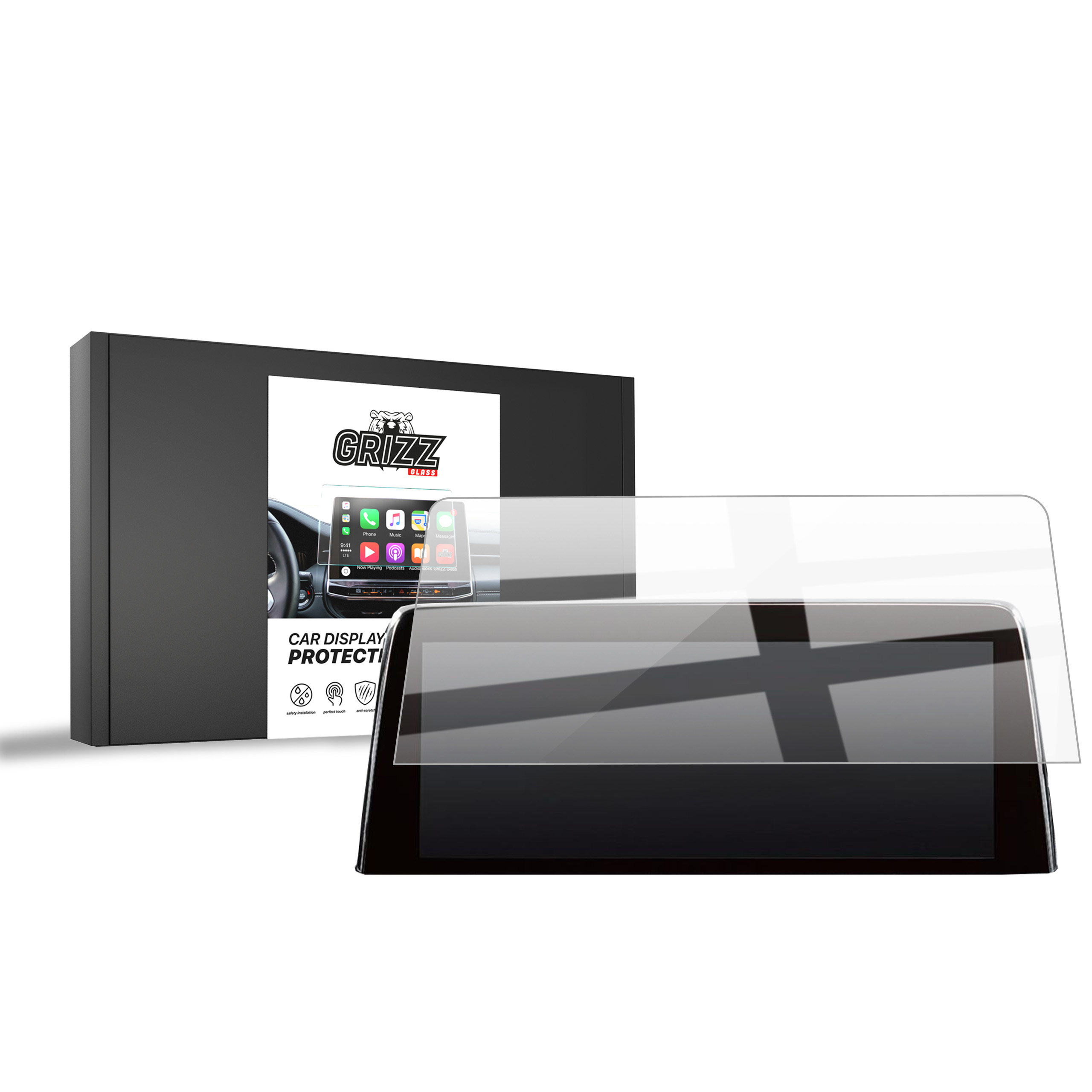 CarDisplay Protection Grizz Keramikfolie für Foton Tunland G7 10,25