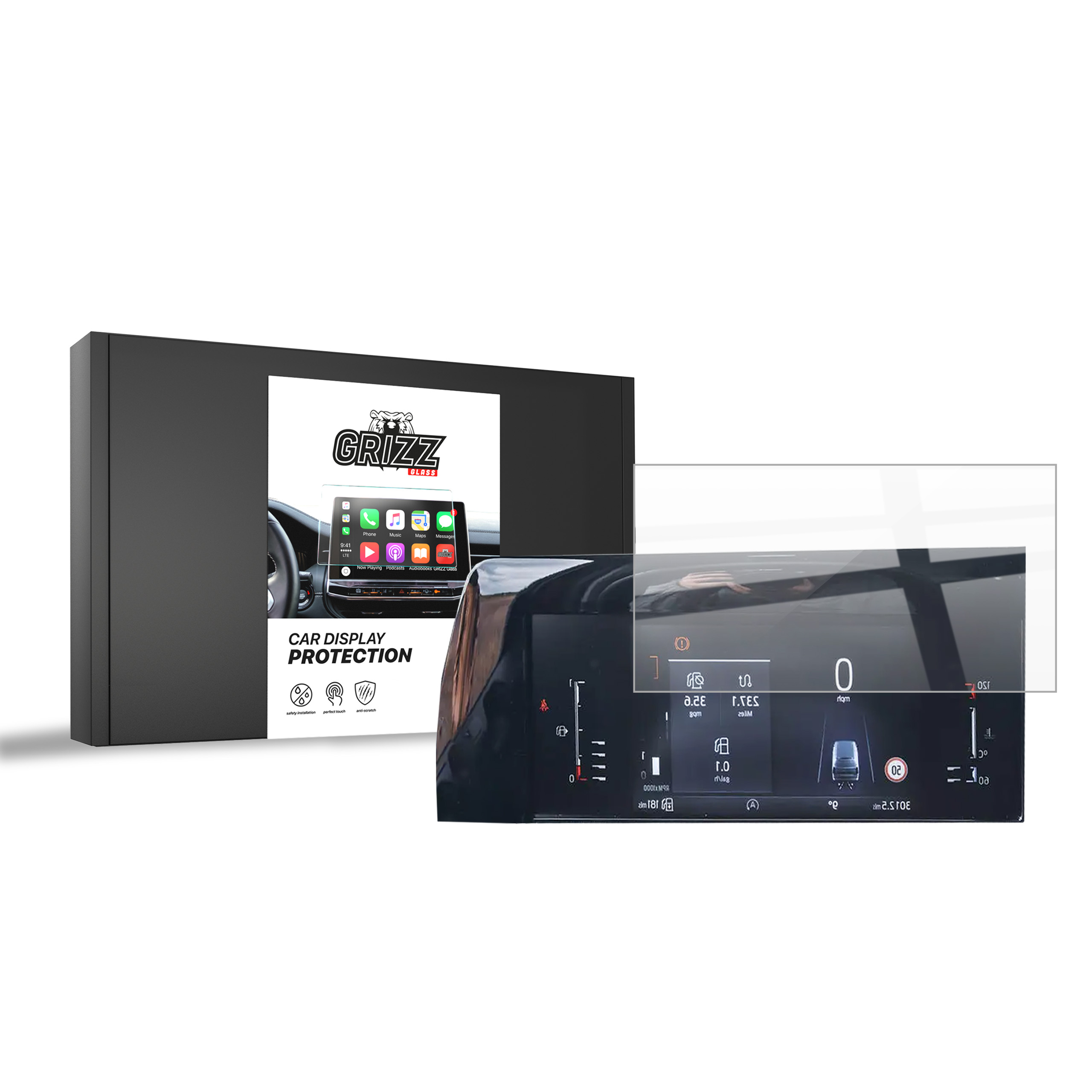 CarDisplay Protection Grizz Keramikfolie für Ford Tourneo Custom 12