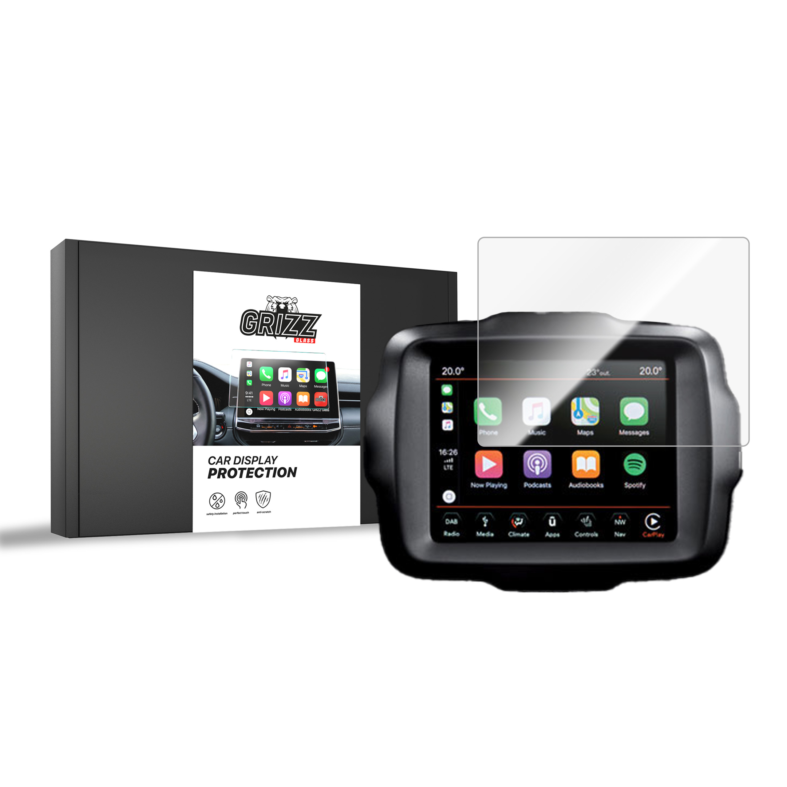 CarDisplay Protection Grizz Keramikfolie für Dodge Ram 1500 8,4
