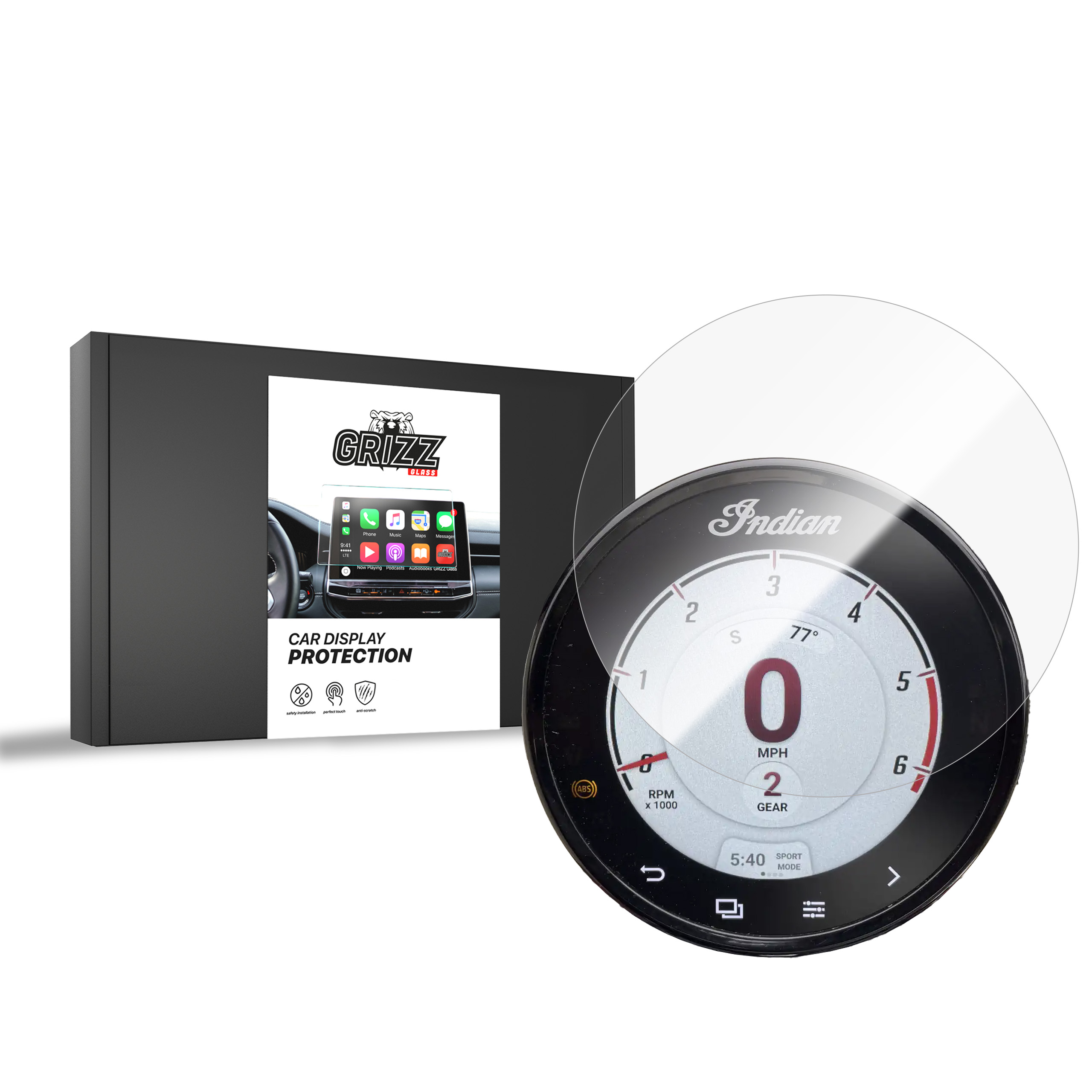 Folia ceramiczna Grizz Protector do Indian Chief Dark Horse 4 (2022-2025)