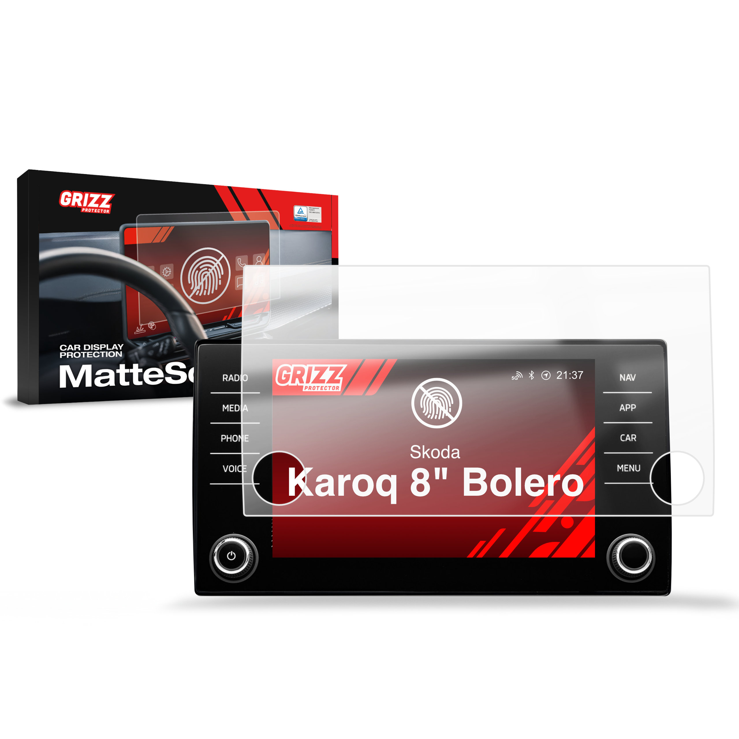 Folia matowa Grizz Protector do Skoda Karoq 8