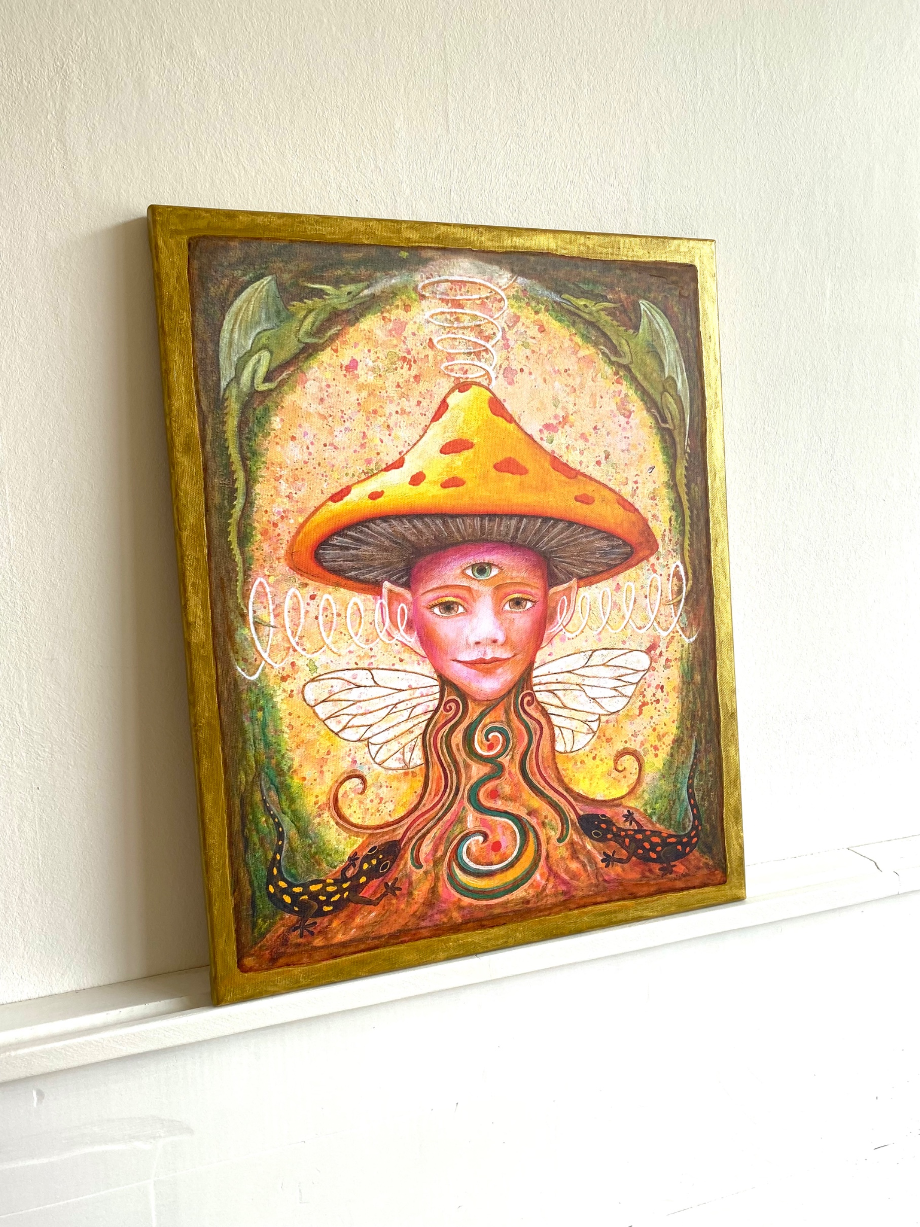 MYSTIC MUSHROOM canvas print 40 x 50