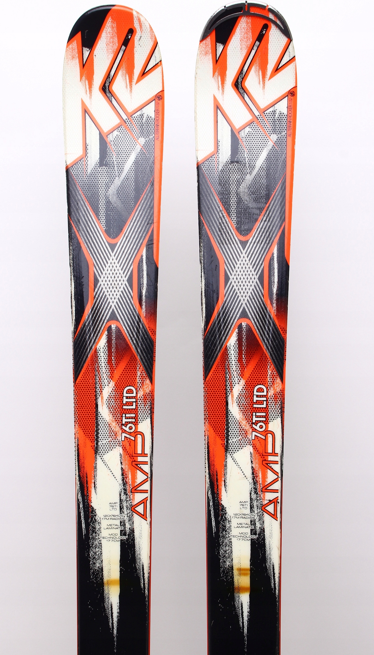 Narty K2 AMP 76 TI LTD 177 cm + WIĄZANIA ROCKER RoweryCzeladź