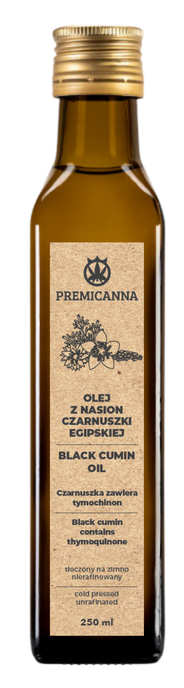 Olej z czarnuszki Premicanna 250 ml